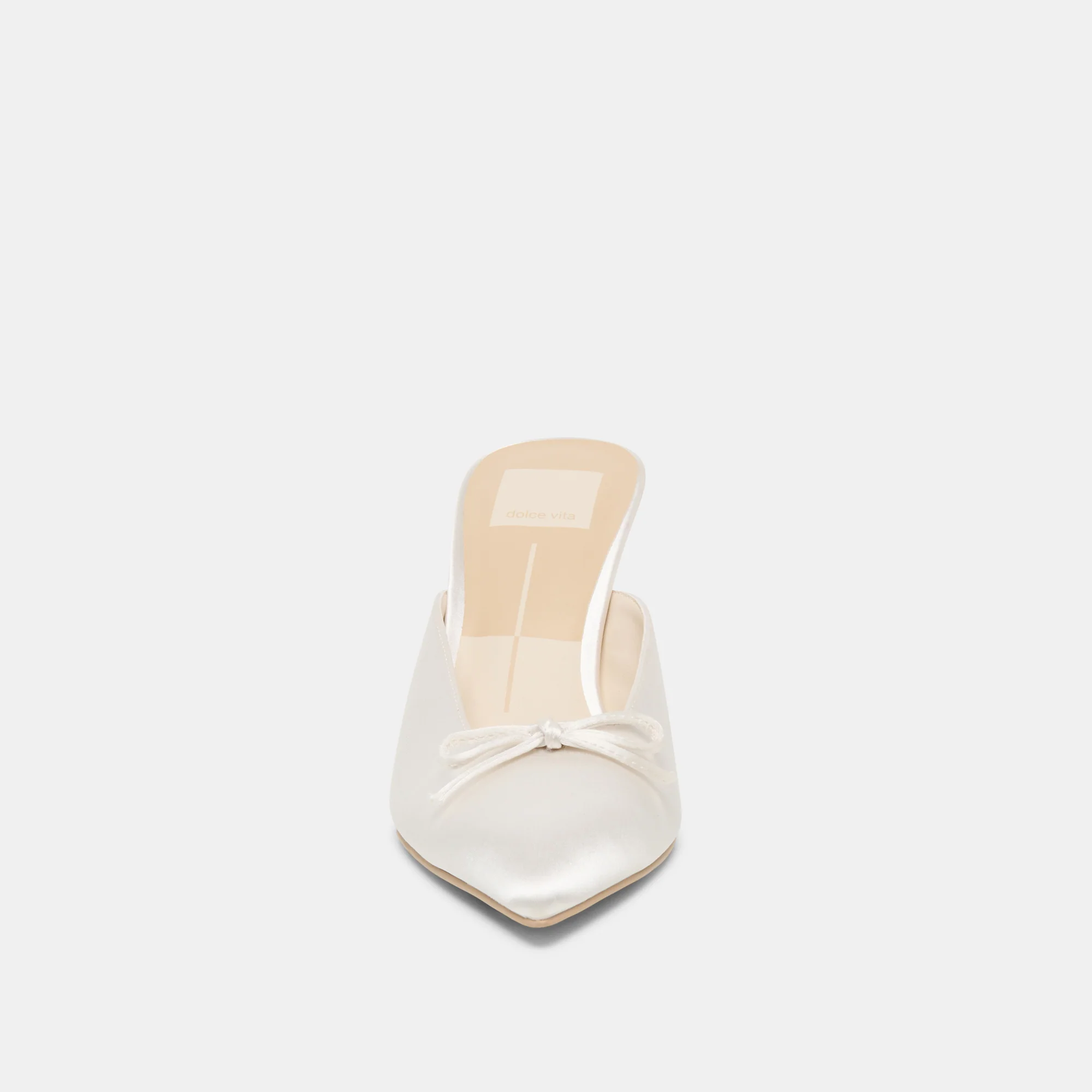 CLEO HIGH HEELS OFF WHITE SATIN - Image 8