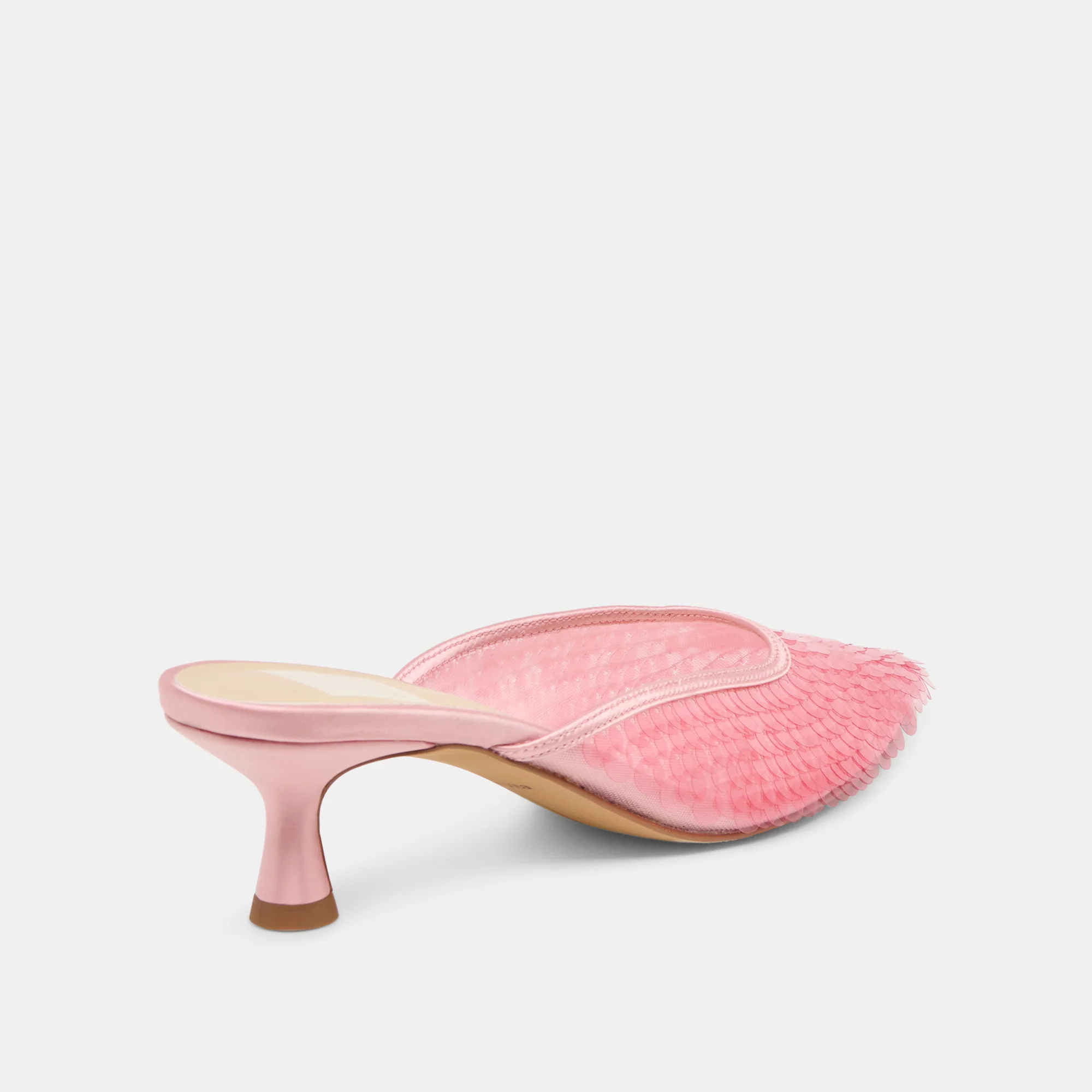 CLEO SEQUIN HEELS LIGHT PINK SEQUIN - Image 3