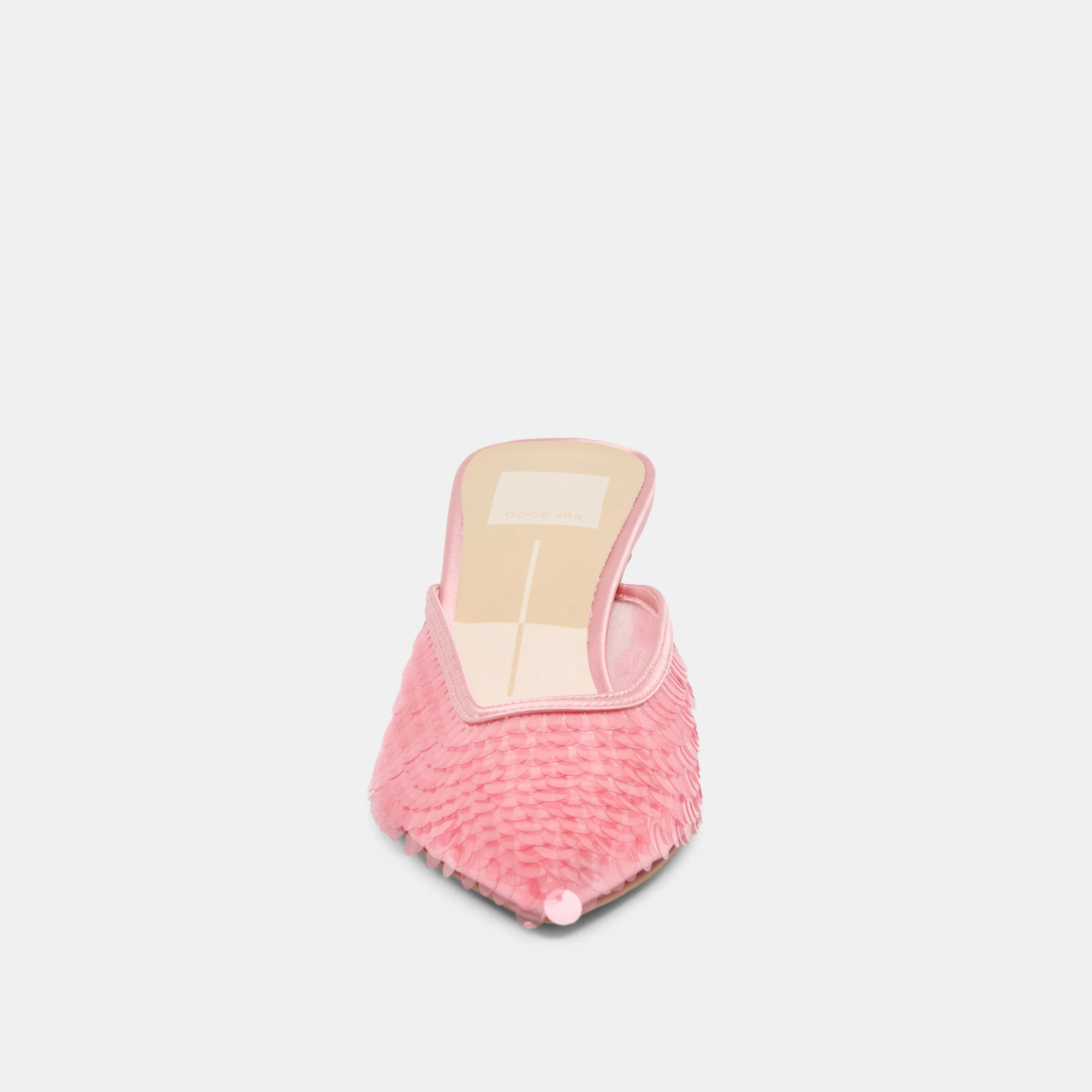 CLEO SEQUIN HEELS LIGHT PINK SEQUIN - Image 6