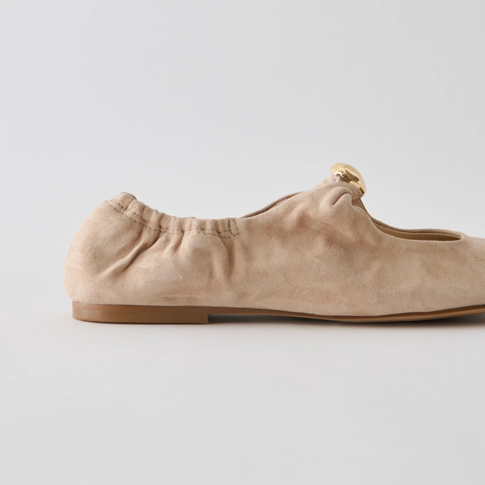 CORNEL FLATS CAMEL SUEDE - Image 4