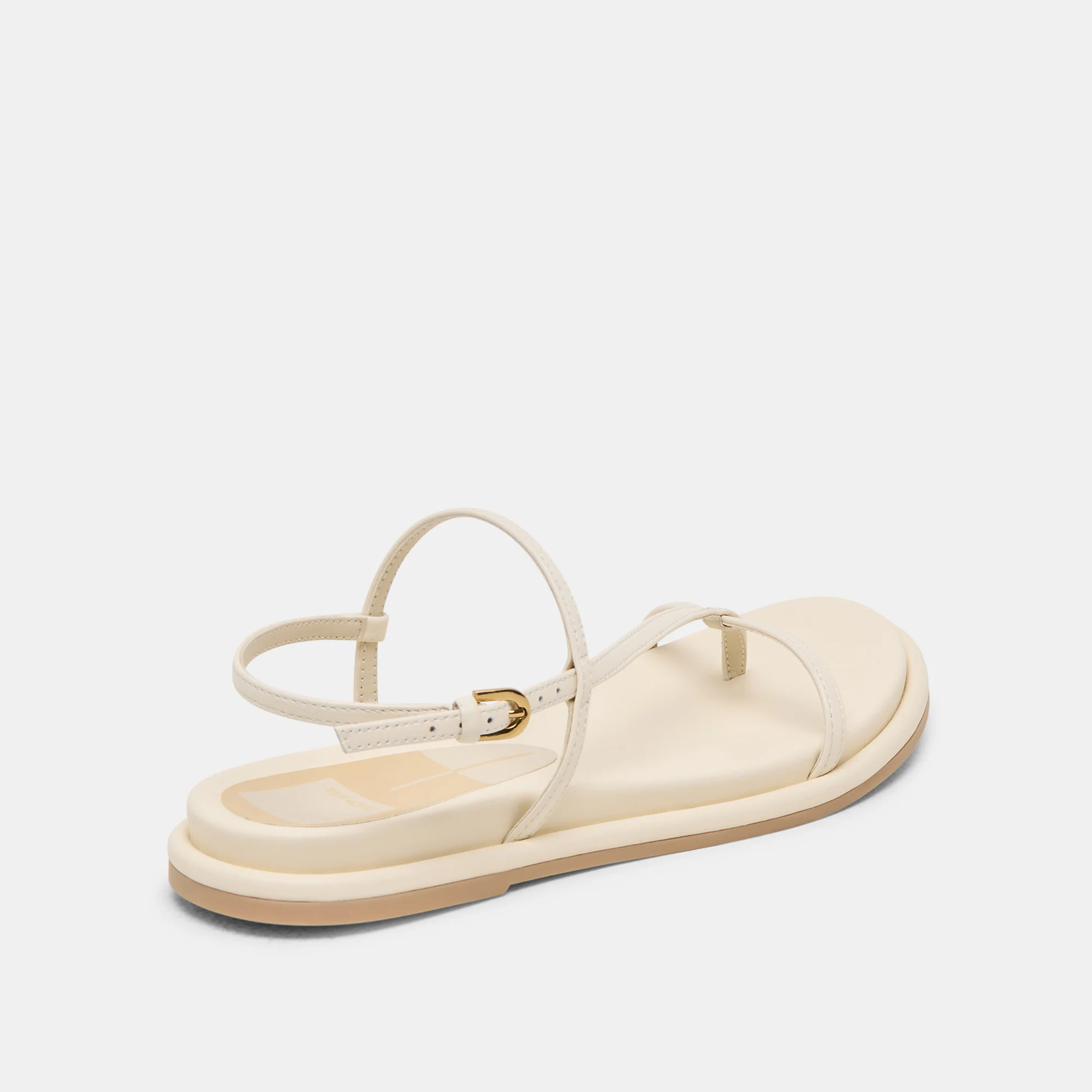 DALLEN SANDALS OFF WHITE LEATHER - Image 3