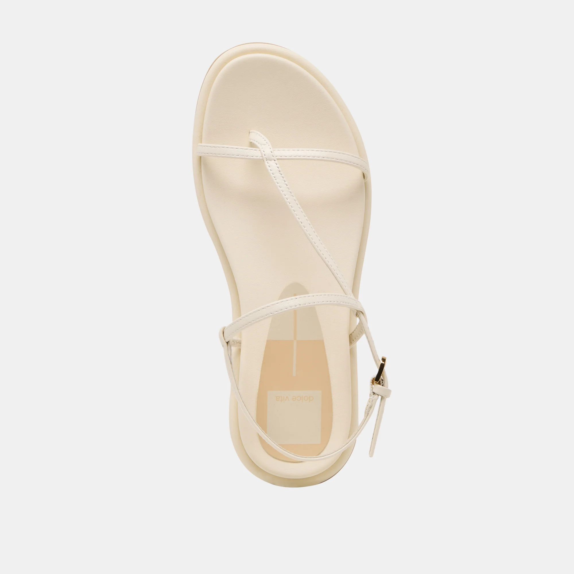 DALLEN SANDALS OFF WHITE LEATHER - Image 8