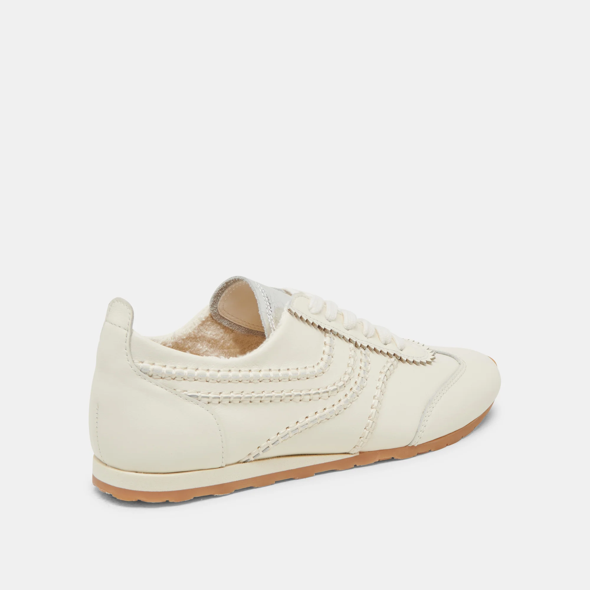 DELANY SNEAKERS OFF WHITE LEATHER - Image 5