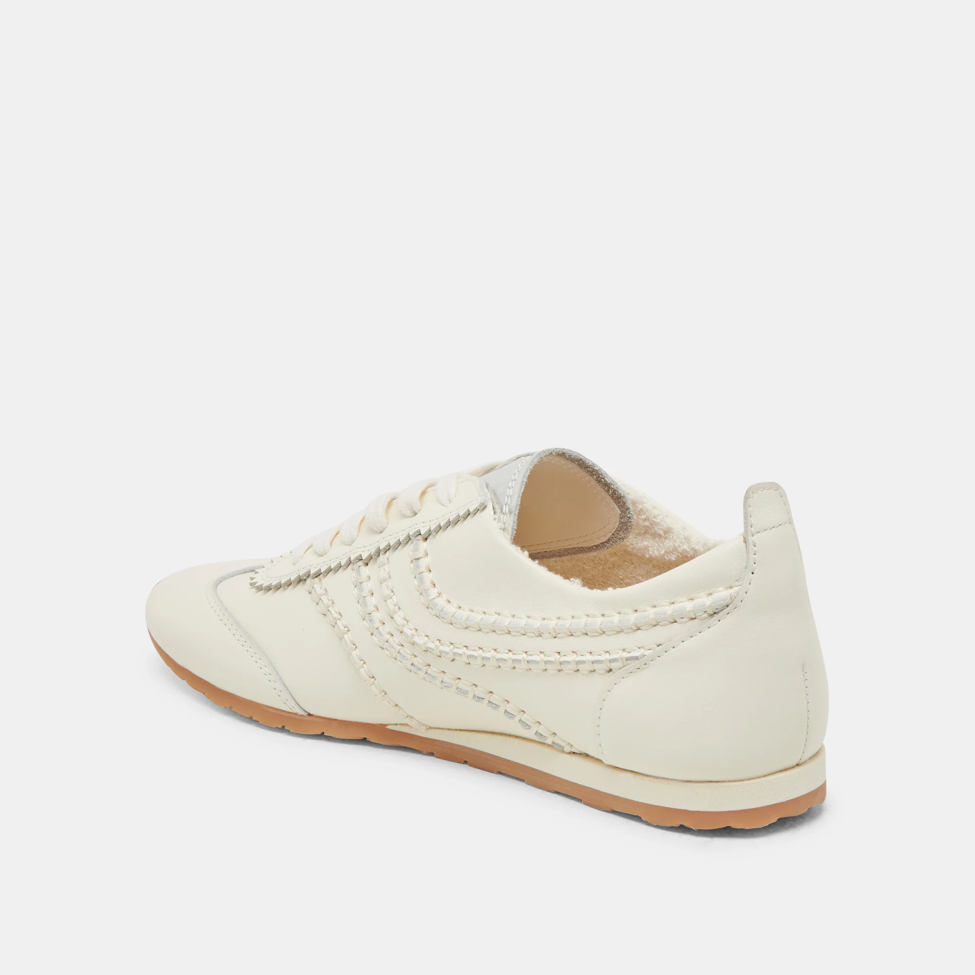 DELANY SNEAKERS OFF WHITE LEATHER - Image 7