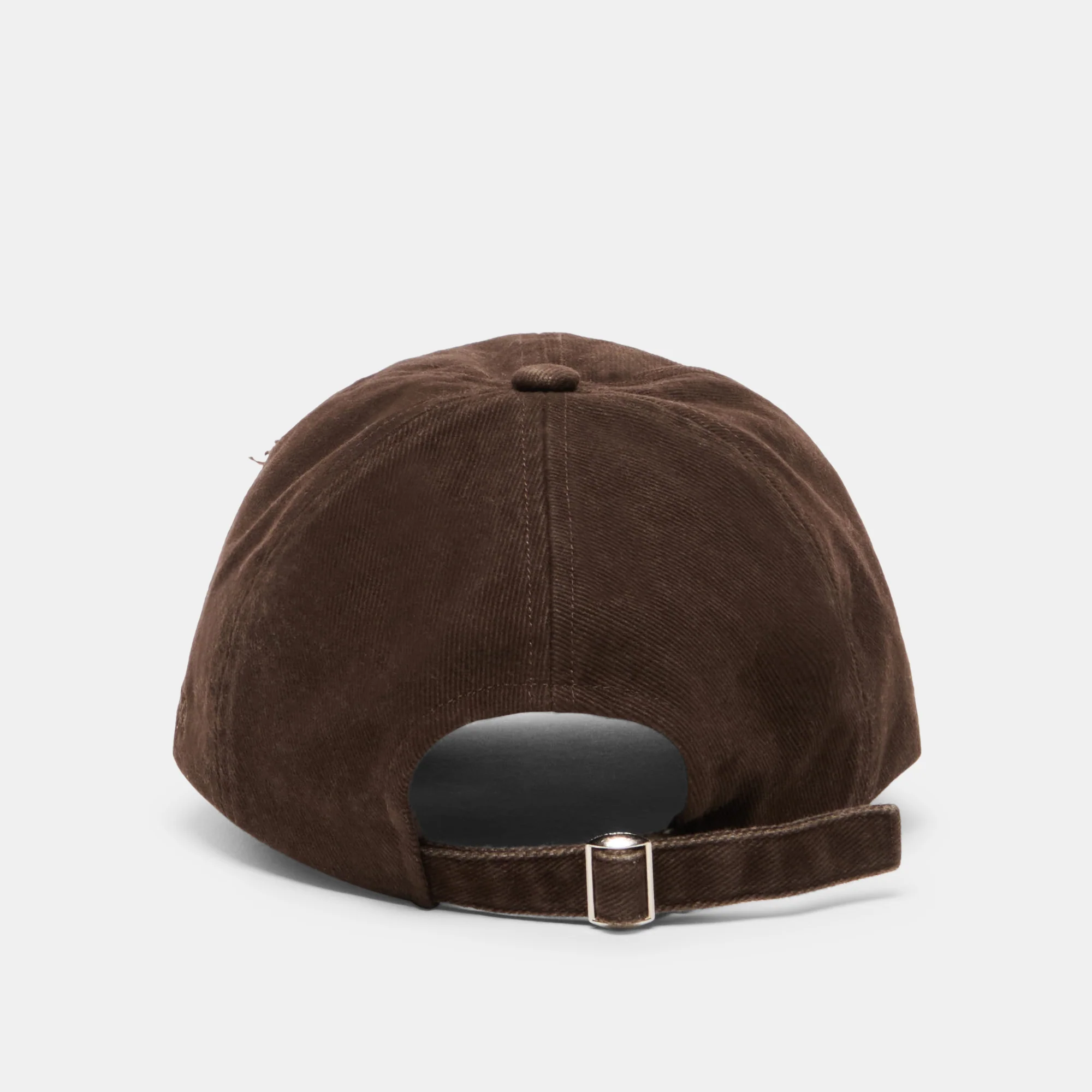 DISTRESSED BASEBALL CAP DARK BROWN - Image 5