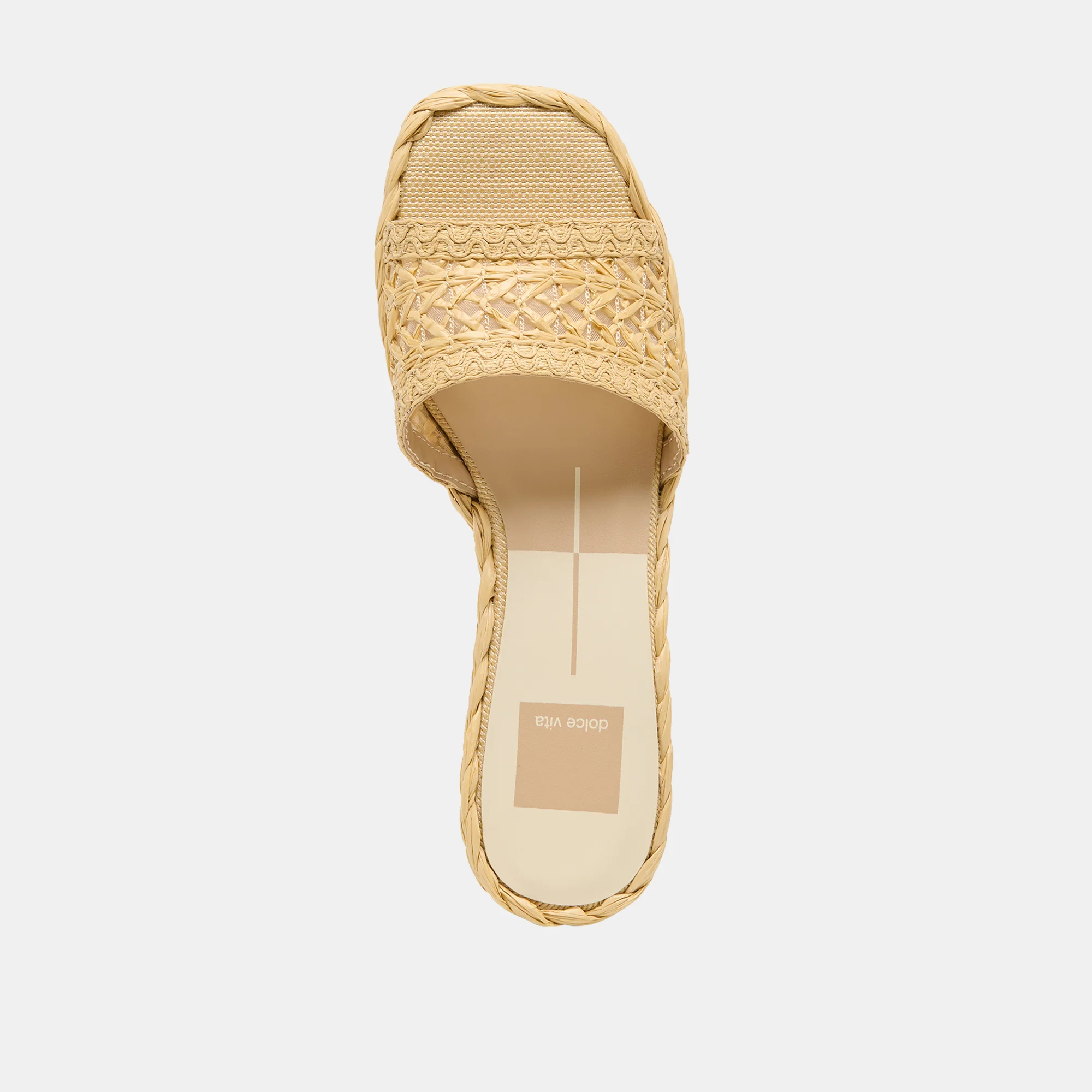 DIXI SANDALS LT NATURAL CROSS HATCH RAFFIA - Image 10