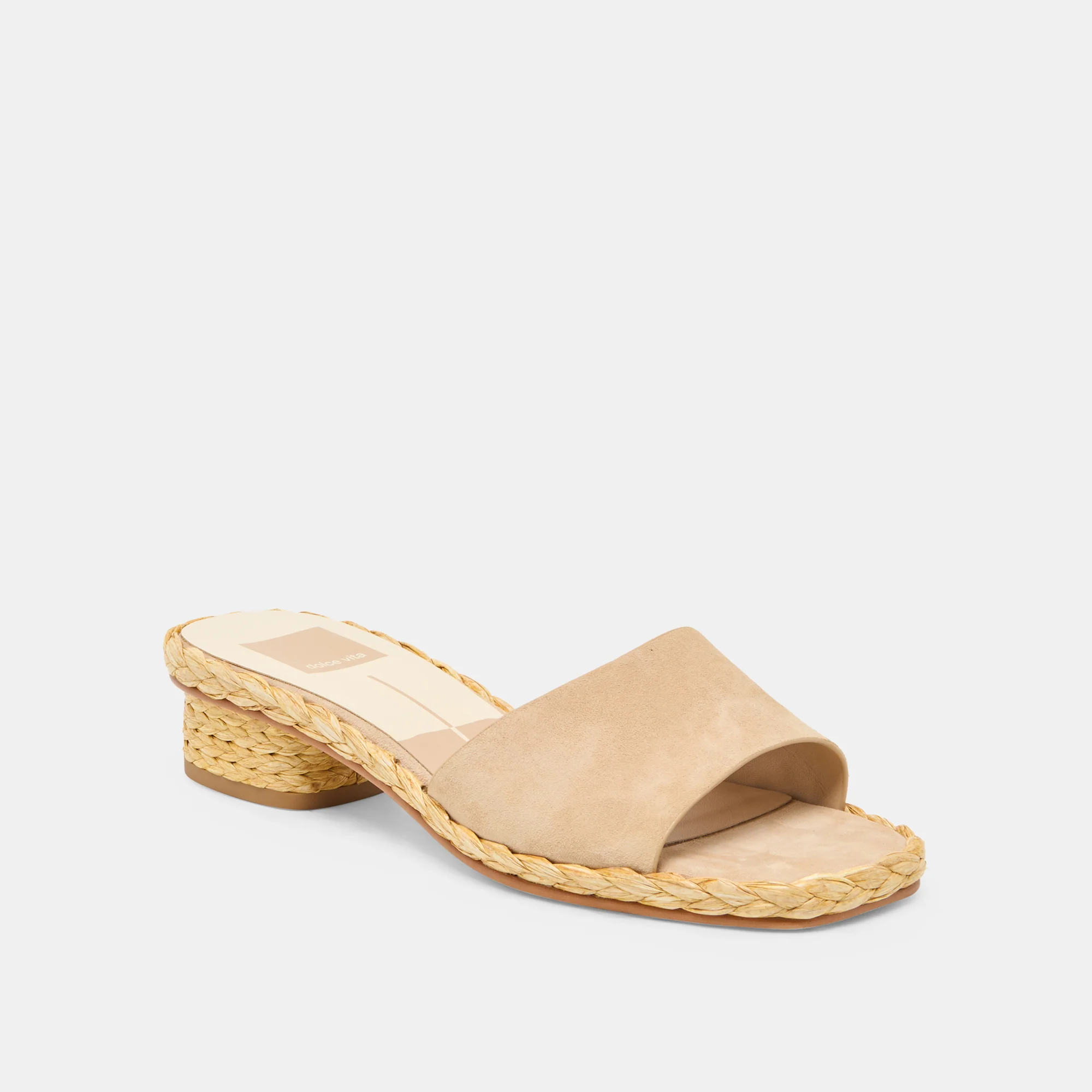 DIXI WIDE SANDALS CAMEL SUEDE - Image 2