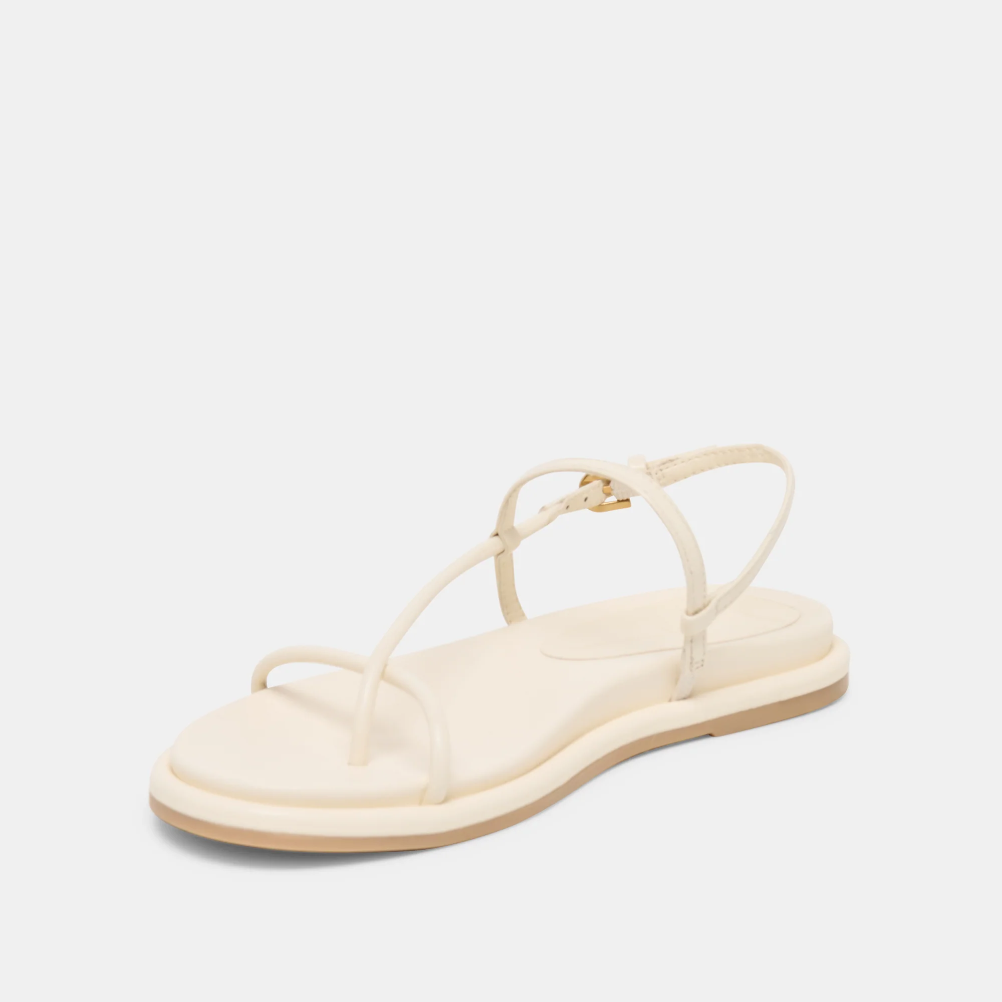DOM SANDALS OFF WHITE LEATHER - Image 4