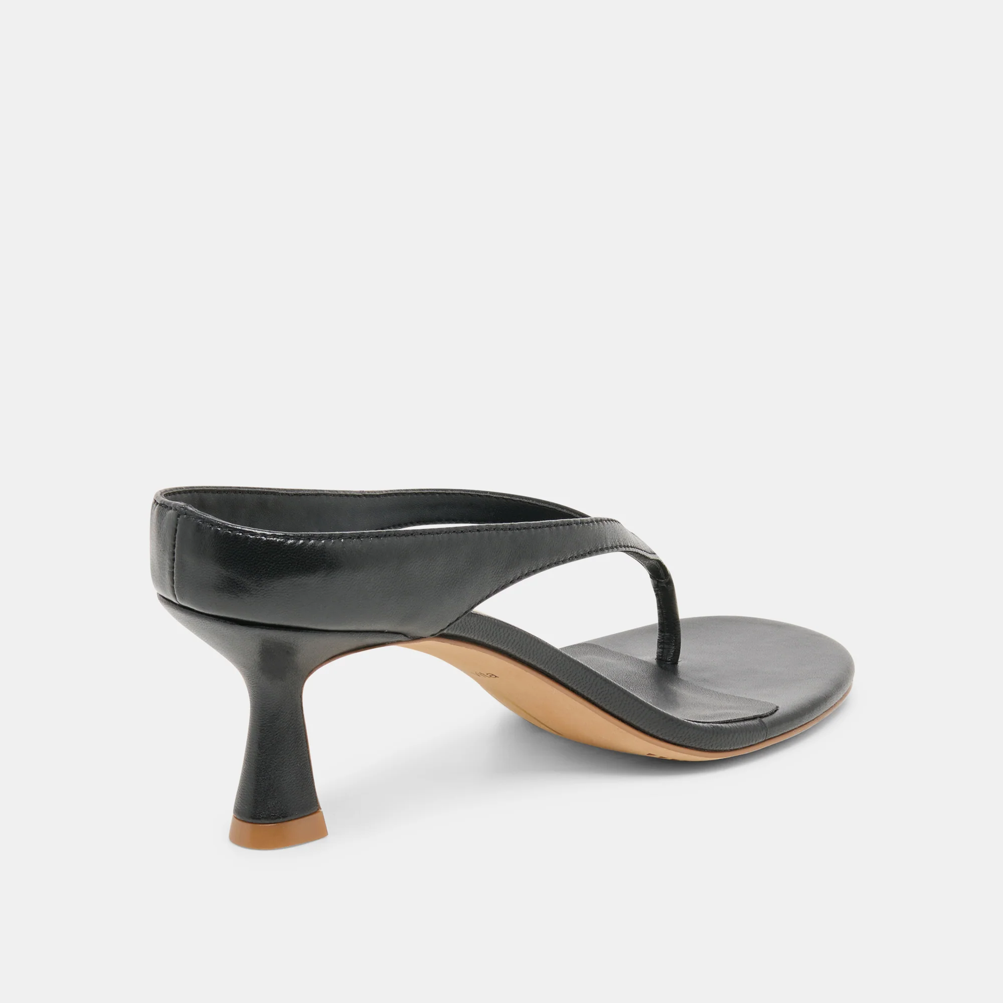 DOREEN HEELS BLACK LEATHER - Image 5