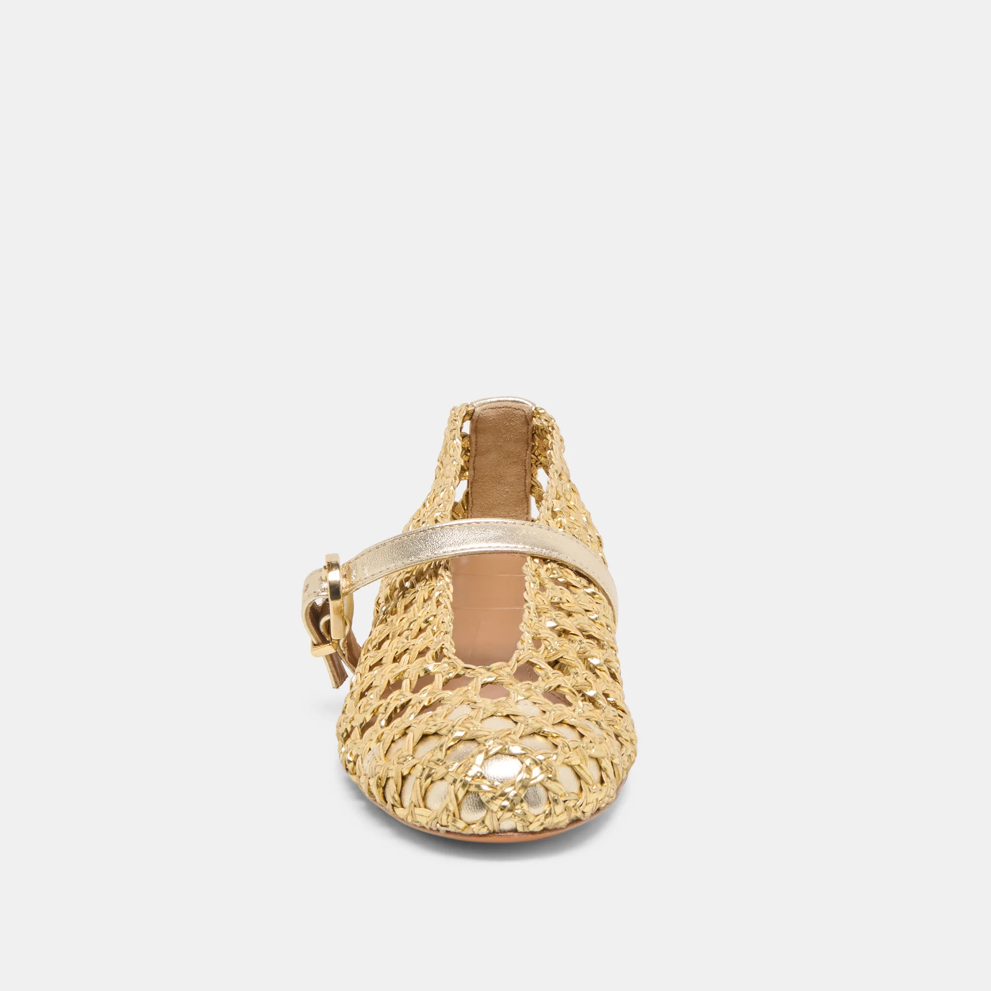 DOVER BALLET FLATS GOLD WOVEN STELLA - Image 7
