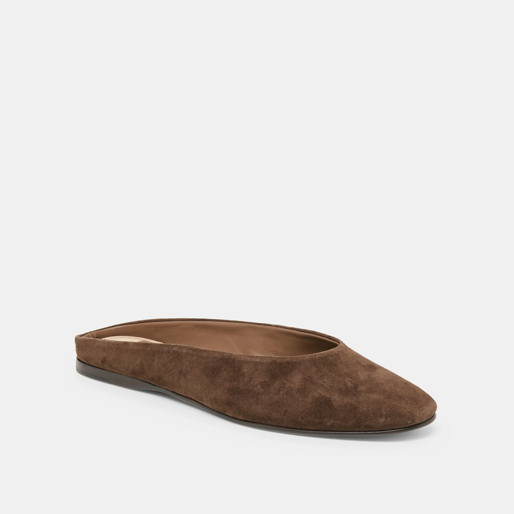 EILA FLATS DK BROWN SUEDE - Image 2