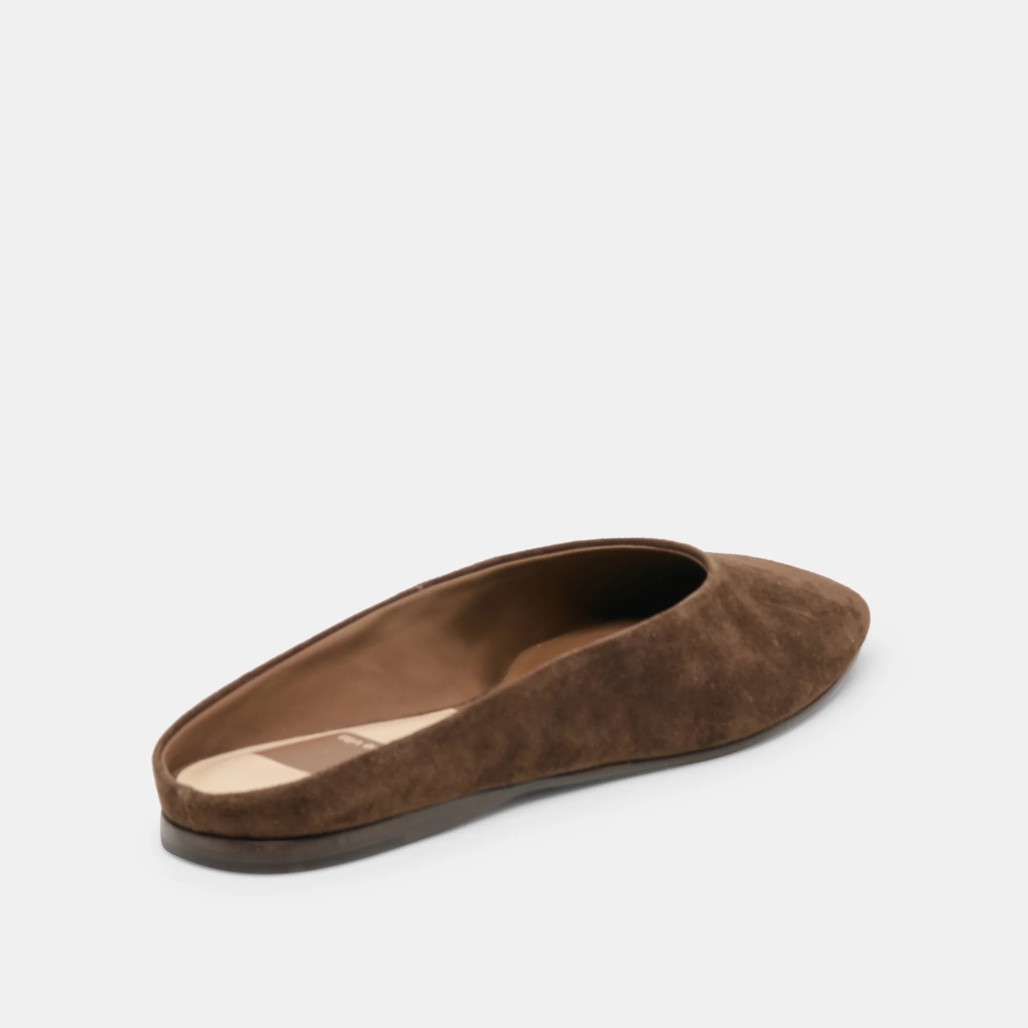EILA FLATS DK BROWN SUEDE - Image 4