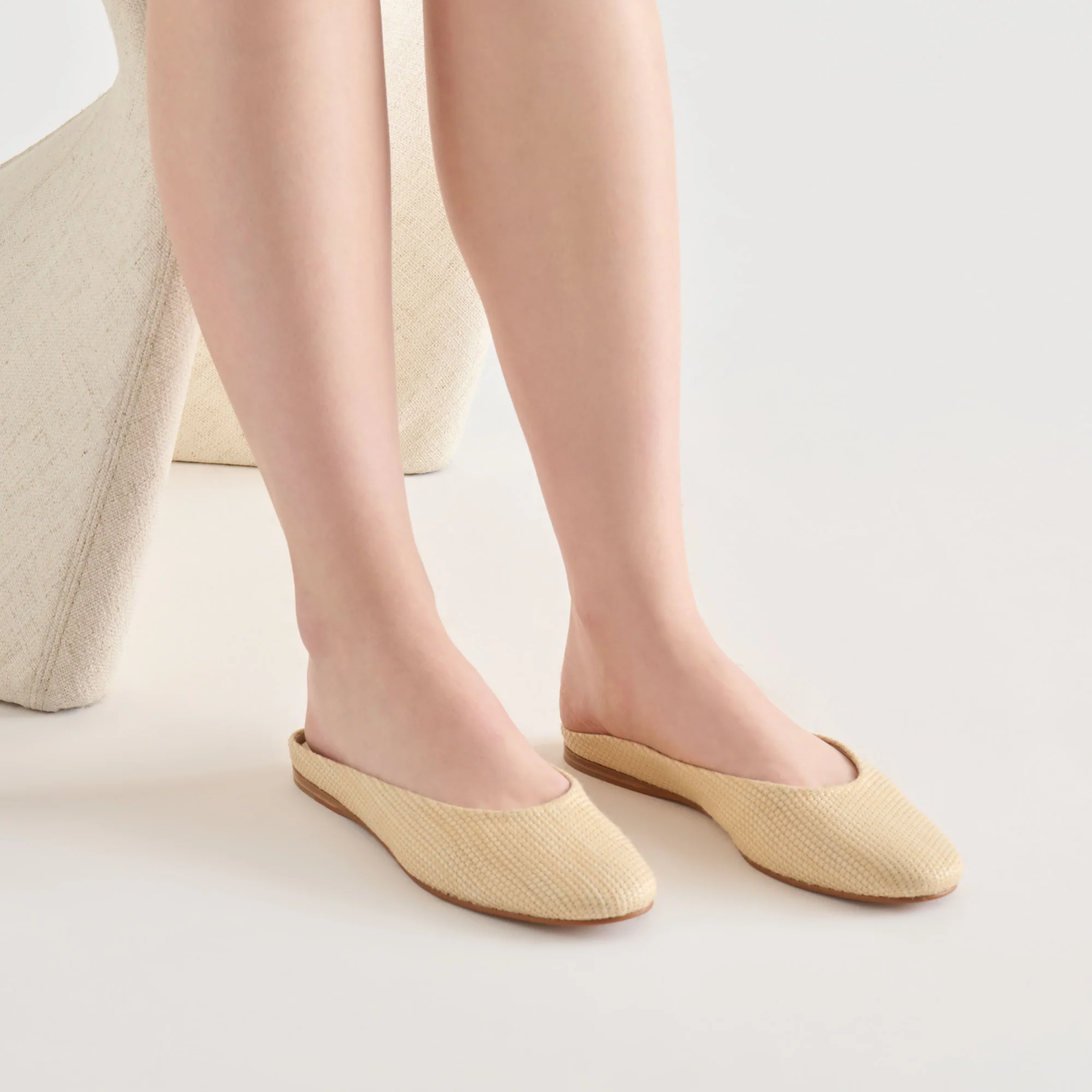 EILA FLATS LT NATURAL RAFFIA - Image 3