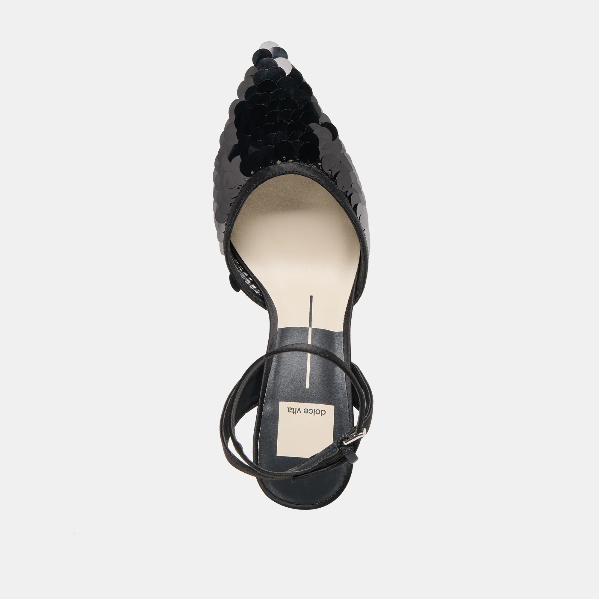ELIZZA CONFETTI HEELS ONYX WOVEN MESH - Image 11