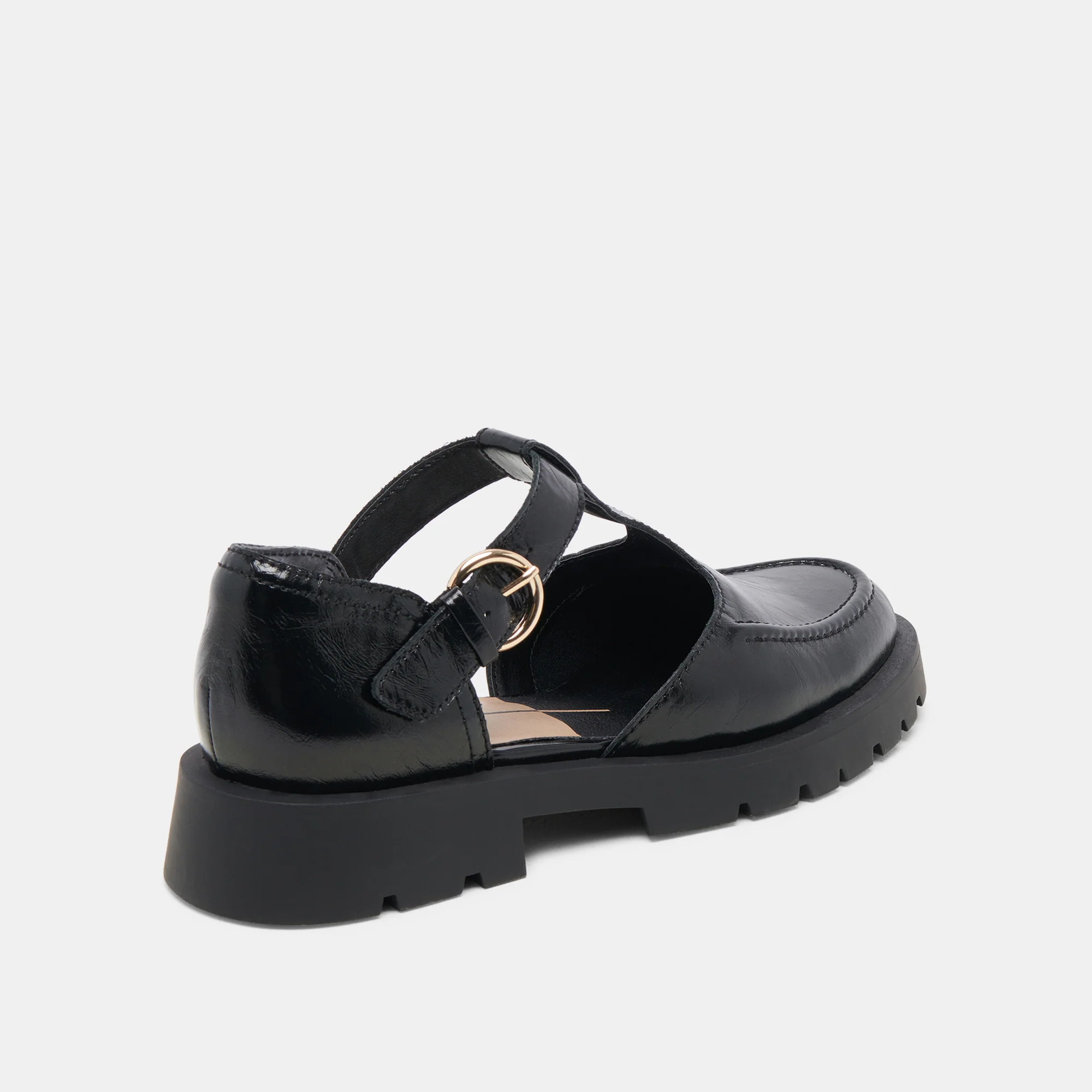 EMILIO FLATS MIDNIGHT CRINKLE PATENT LEATHER - Image 5