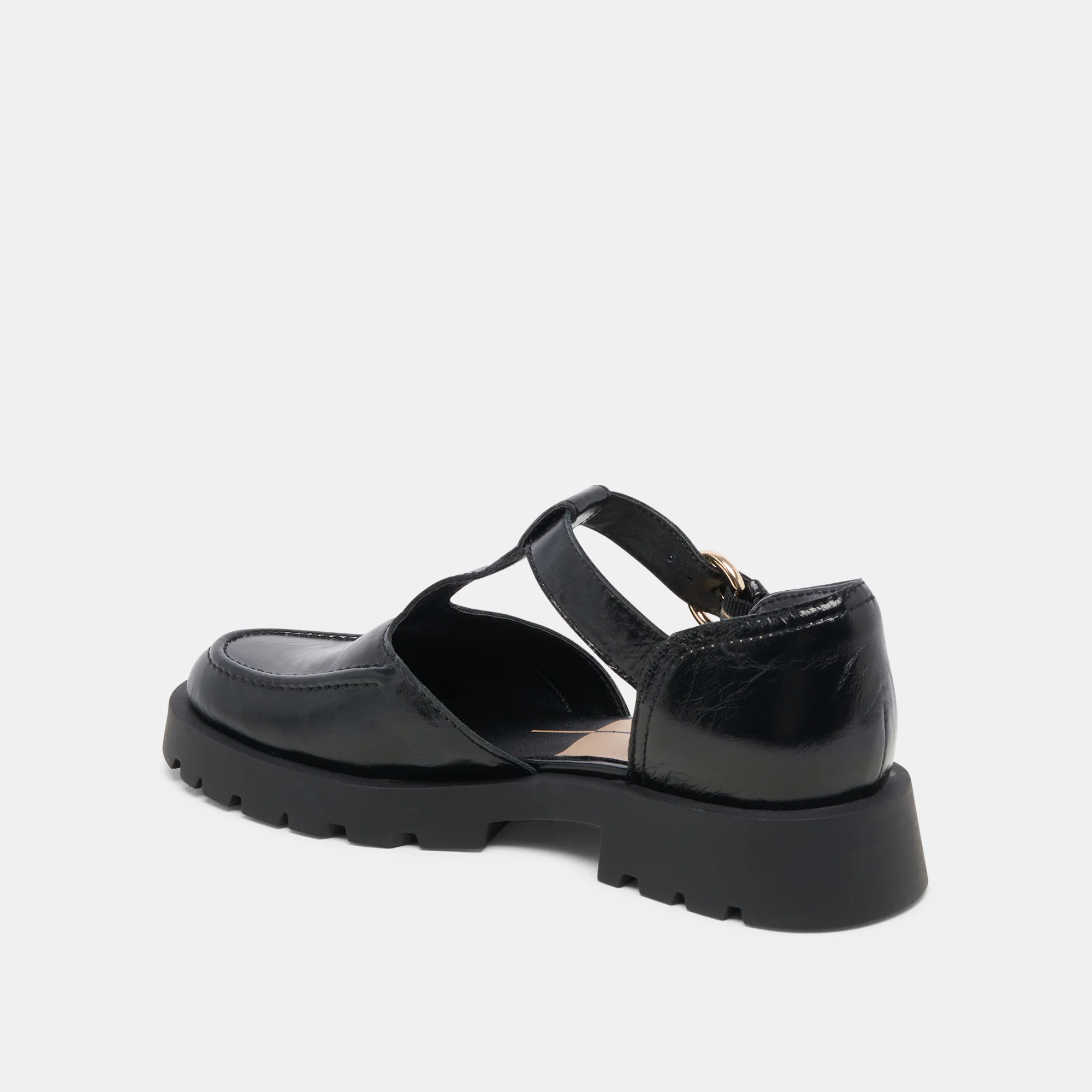 EMILIO FLATS MIDNIGHT CRINKLE PATENT LEATHER - Image 9