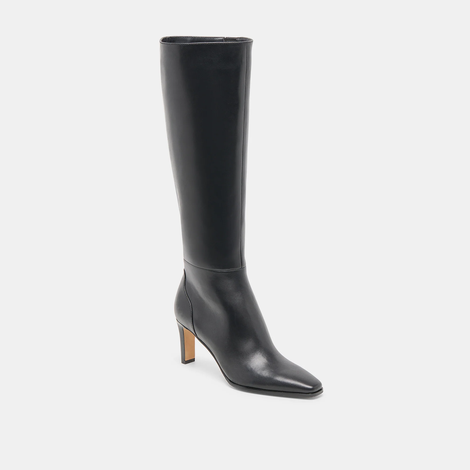 EMMI NARROW CALF BOOTS BLACK LEATHER - Image 3
