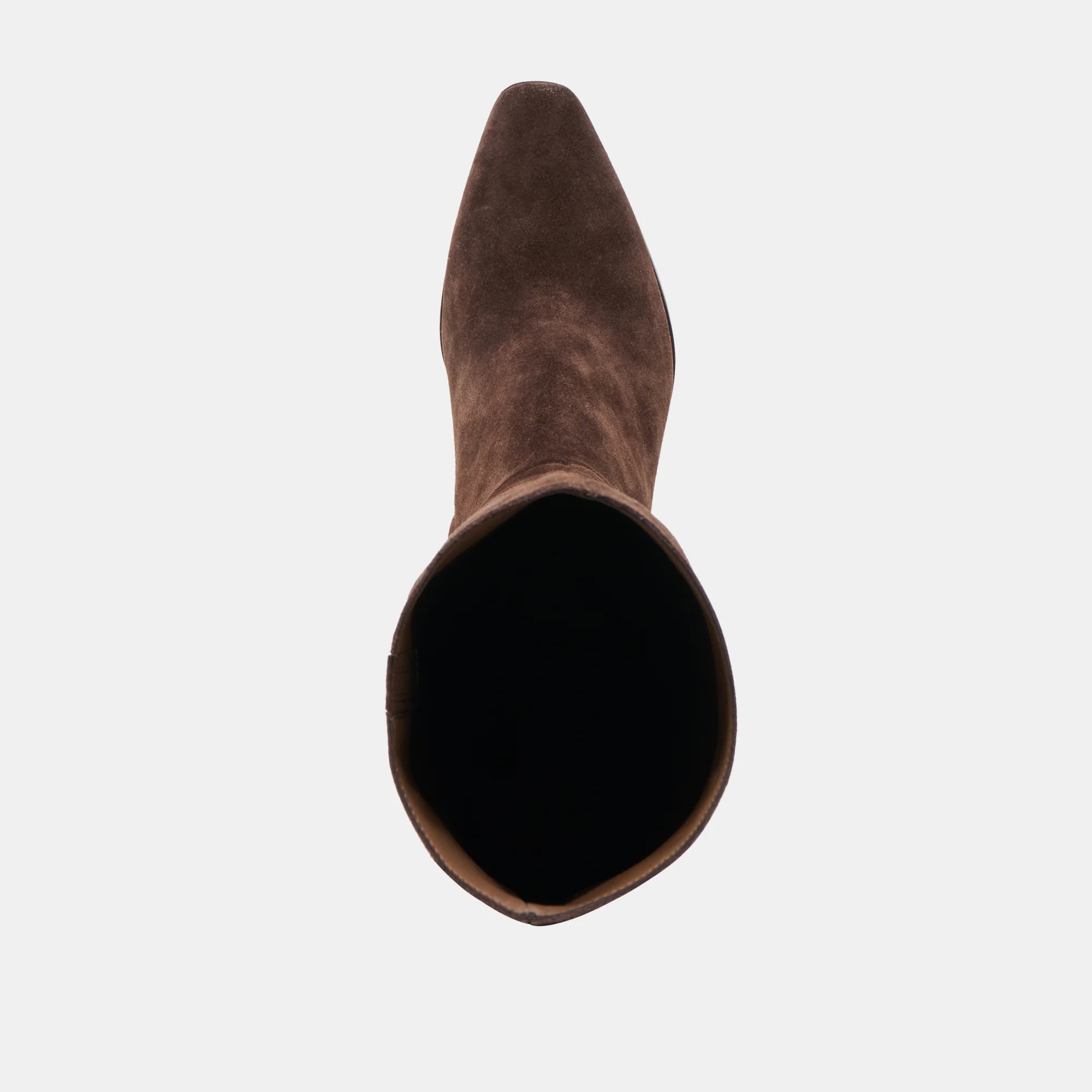 EMMI NARROW CALF BOOTS DK BROWN SUEDE - Image 8