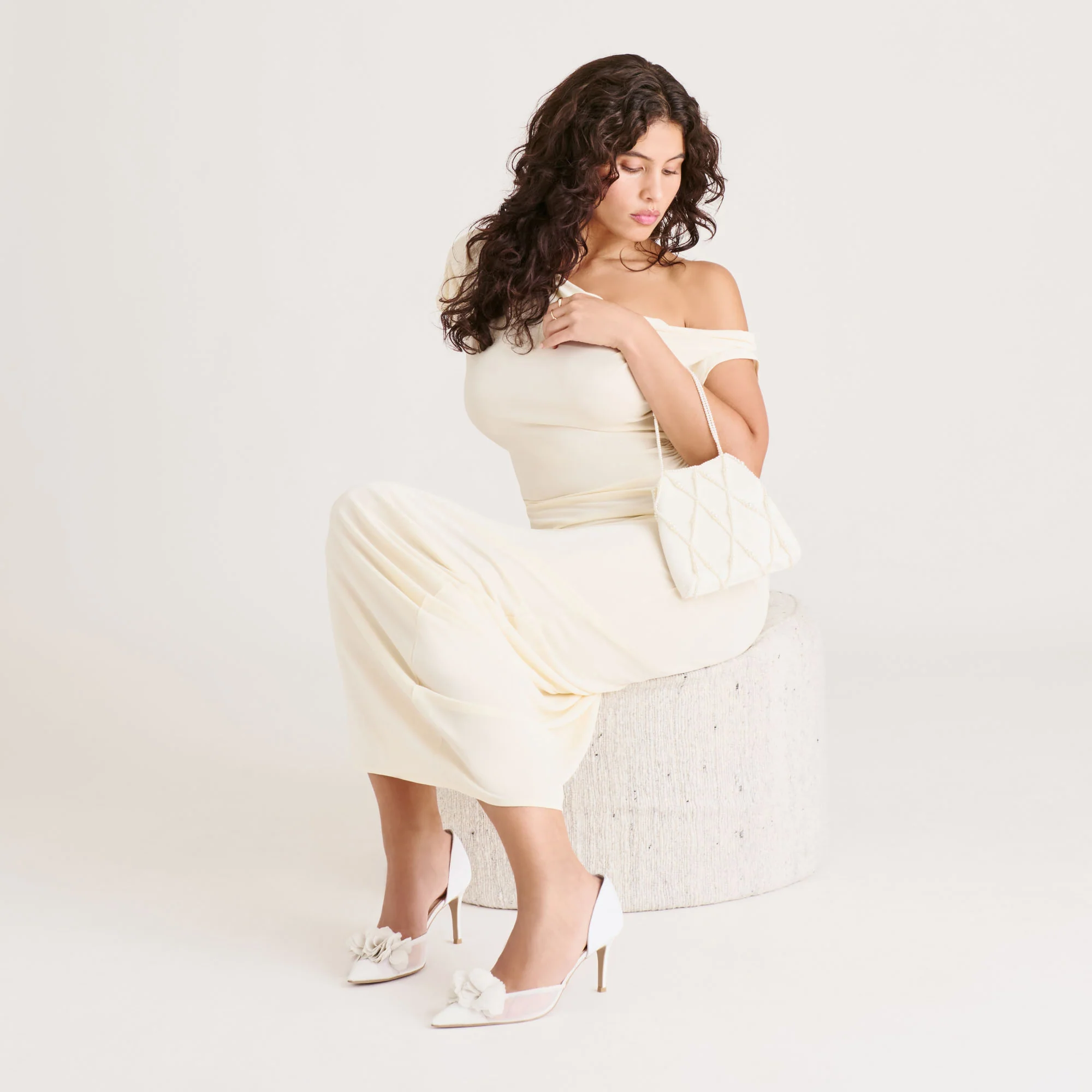 EVELIN HEELS WHITE MESH - Image 8