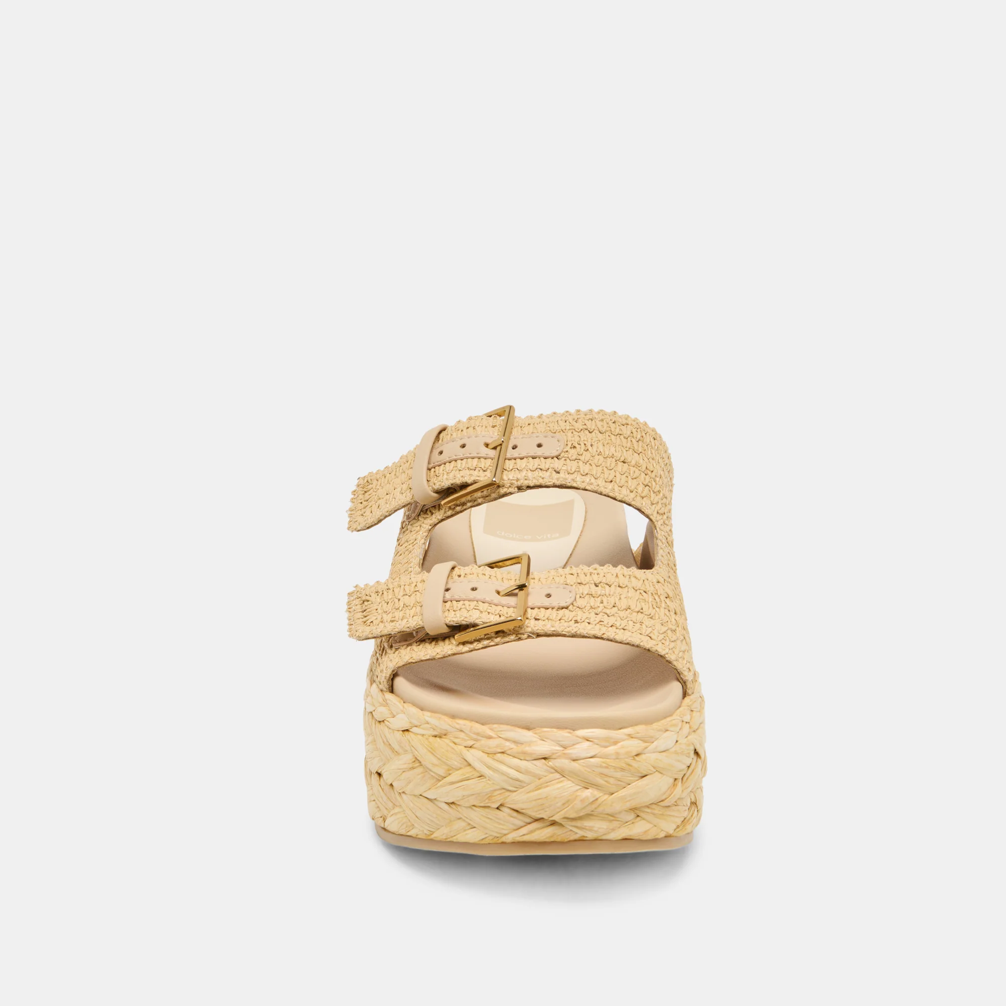 FALYN SANDALS LT NATURAL WOVEN RAFFIA - Image 9