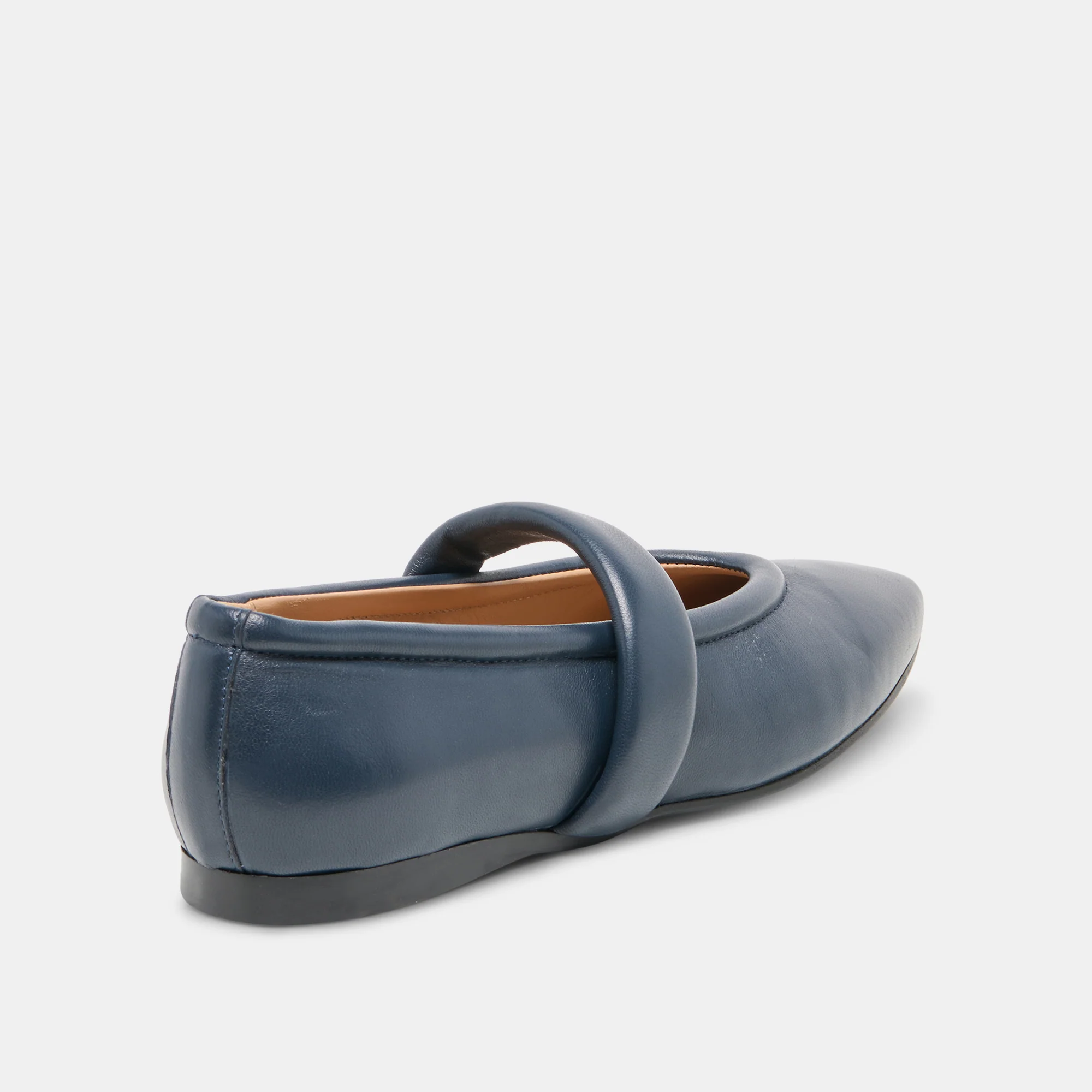FERA BALLET FLATS NAVY LEATHER - Image 3