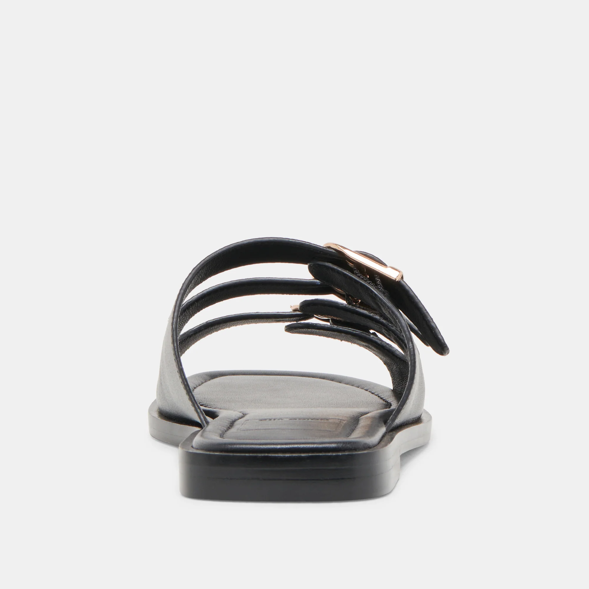 FIN SANDALS BLACK LEATHER - Image 7
