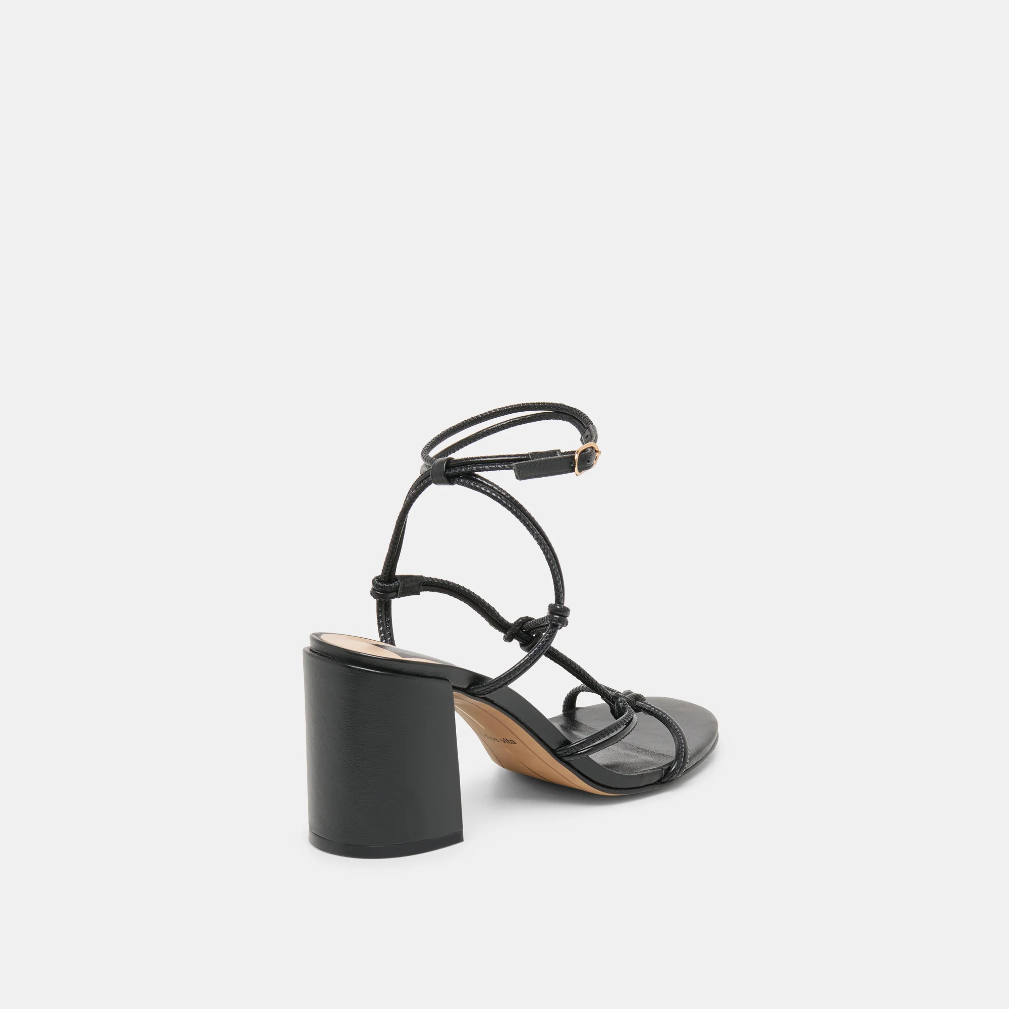 FIZZY HEELS BLACK LEATHER - Image 3