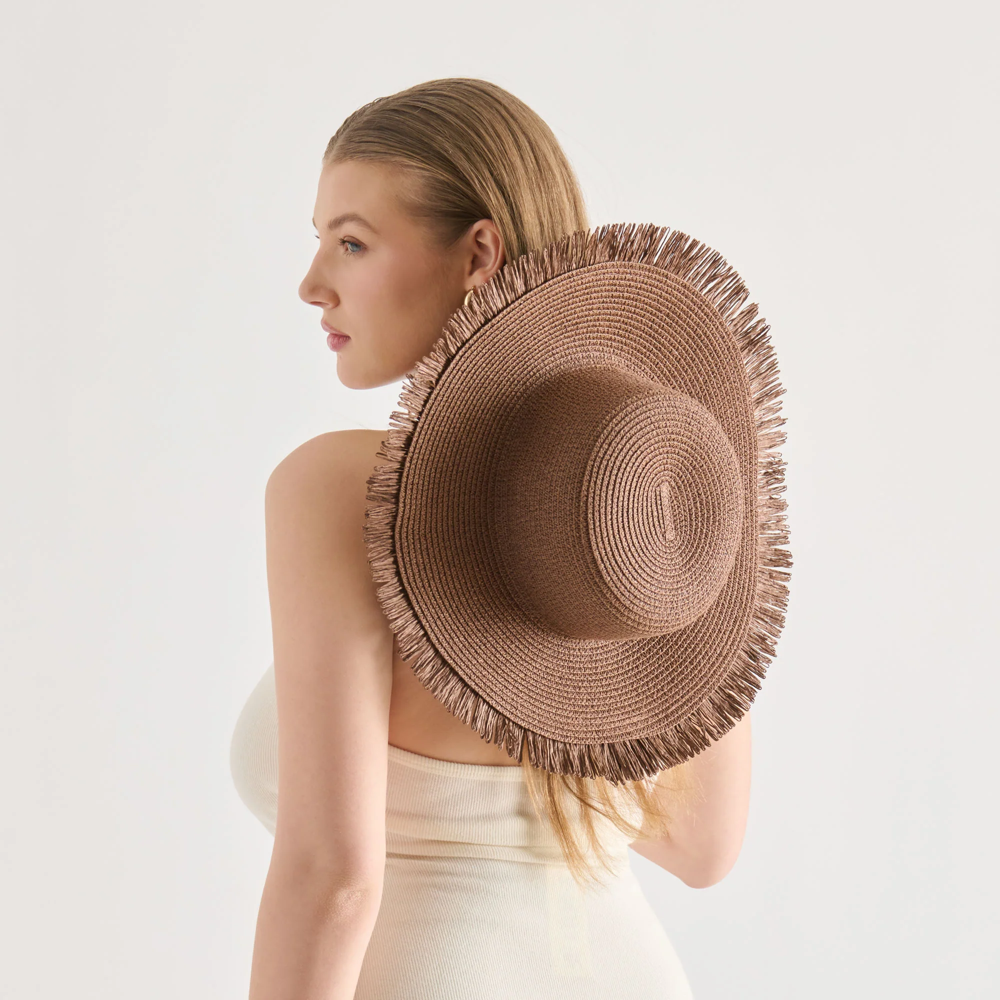 FLOPPY SUNHAT DARK BROWN - Image 6
