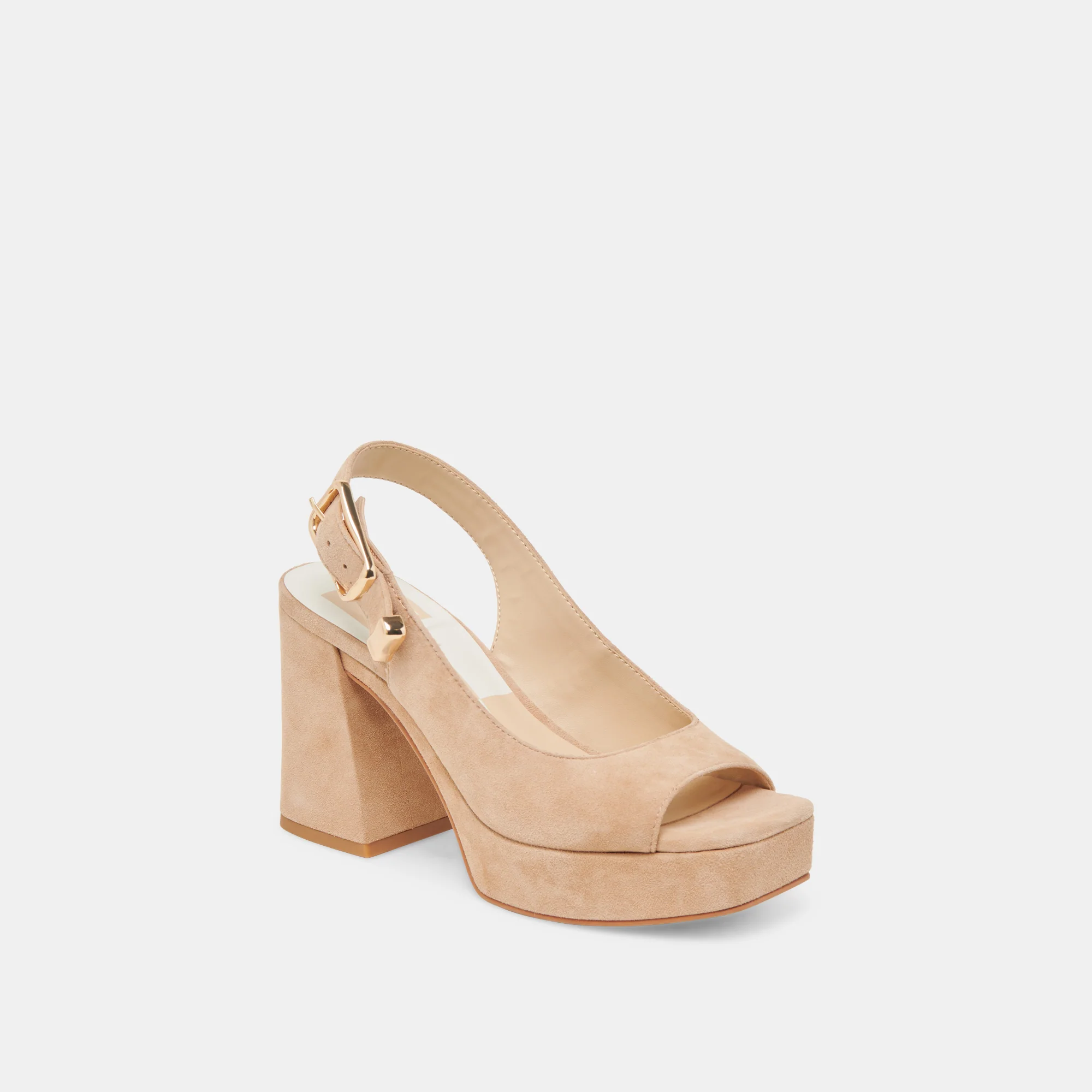 FLORES HEELS BAMBOO SUEDE - Image 2