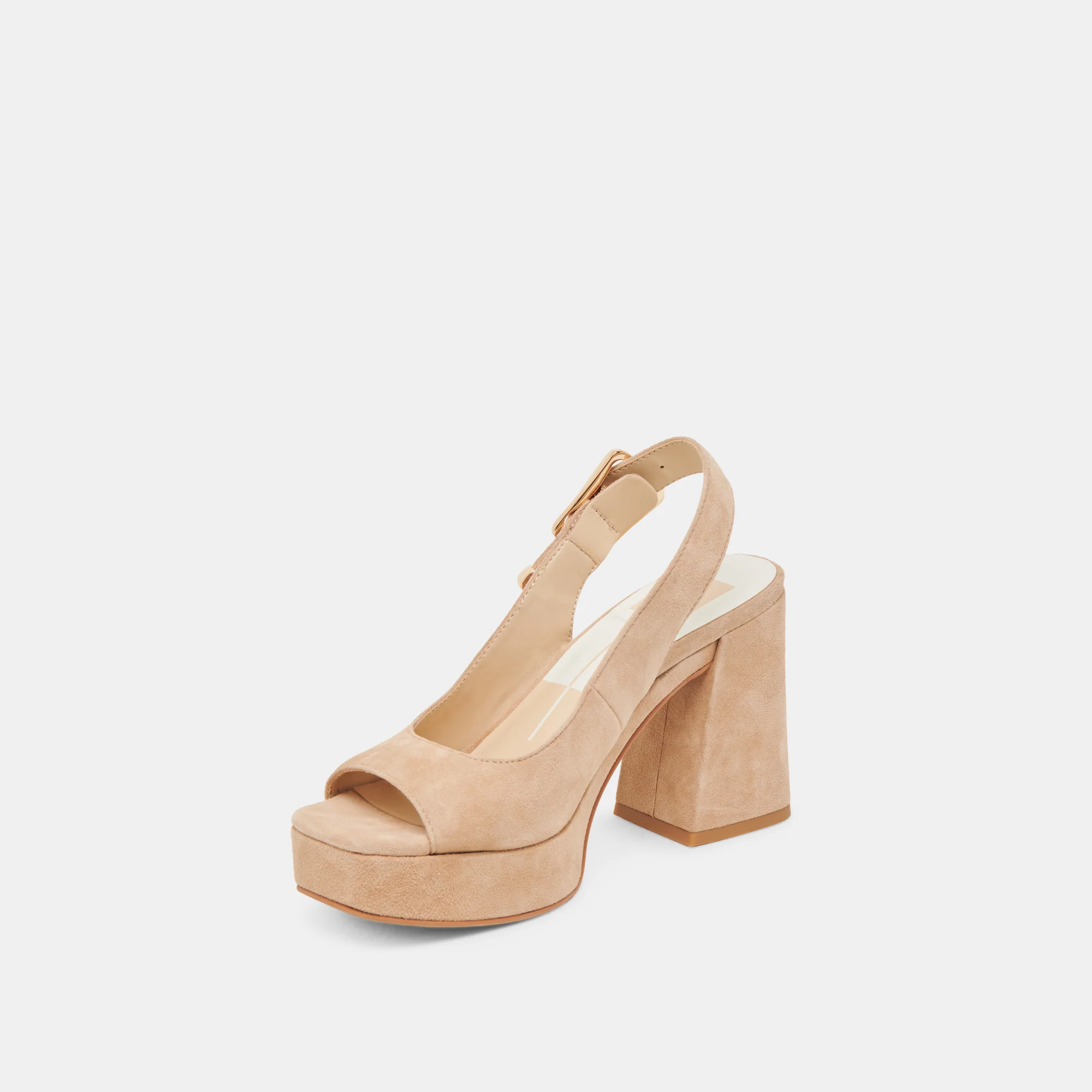 FLORES HEELS BAMBOO SUEDE - Image 4