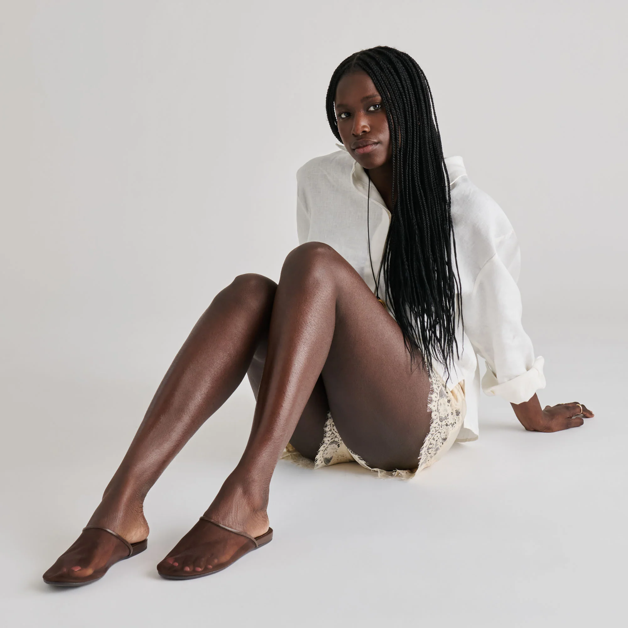 GENI FLATS CHOCOLATE MESH - Image 2