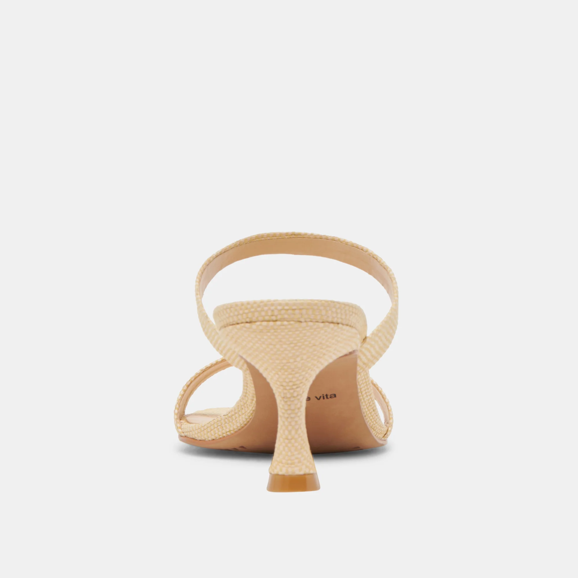 GENORA HEELS LT NATURAL WOVEN RAFFIA - Image 9
