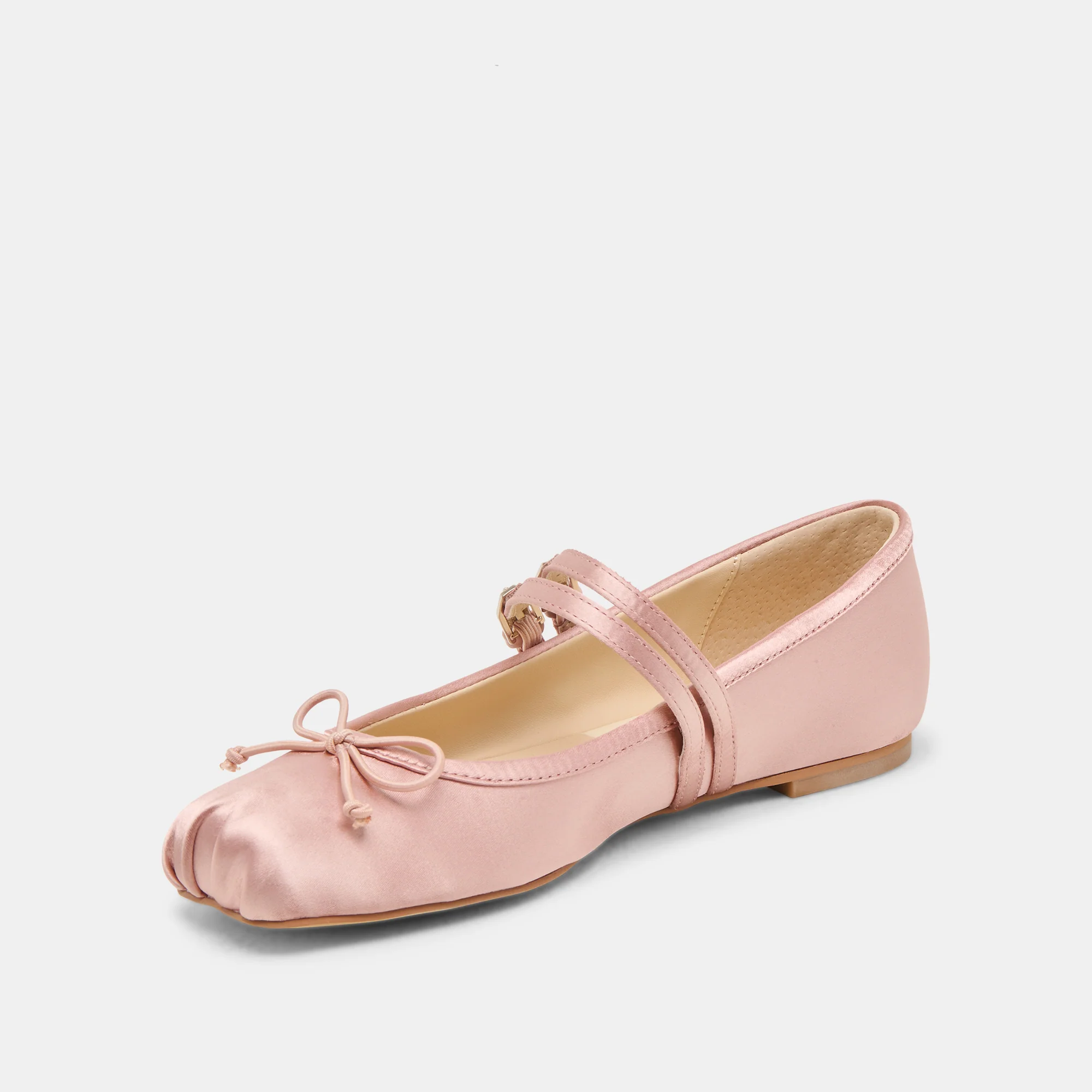 GIBSEN BALLET FLATS BLUSH SATIN - Image 6