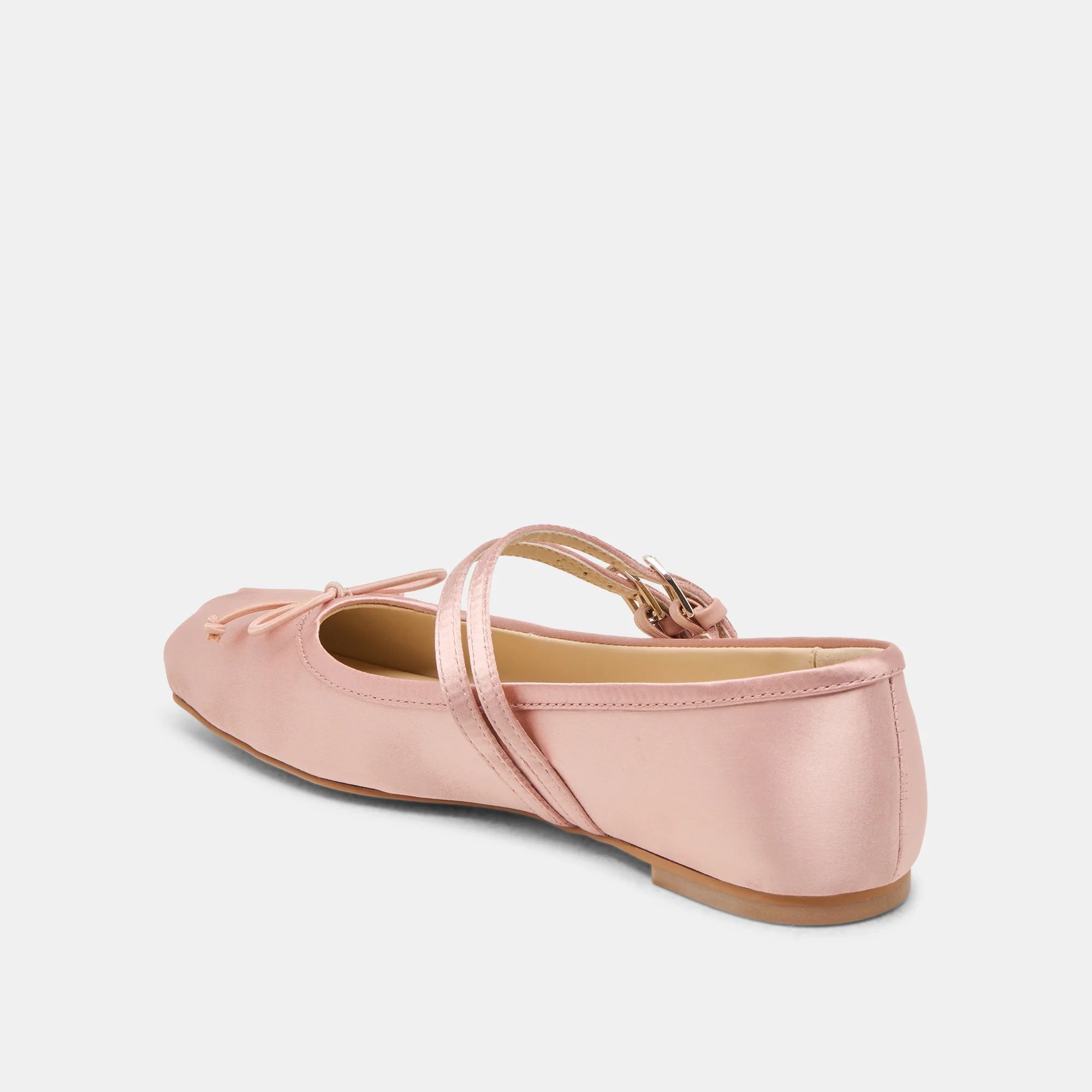 GIBSEN BALLET FLATS BLUSH SATIN - Image 7
