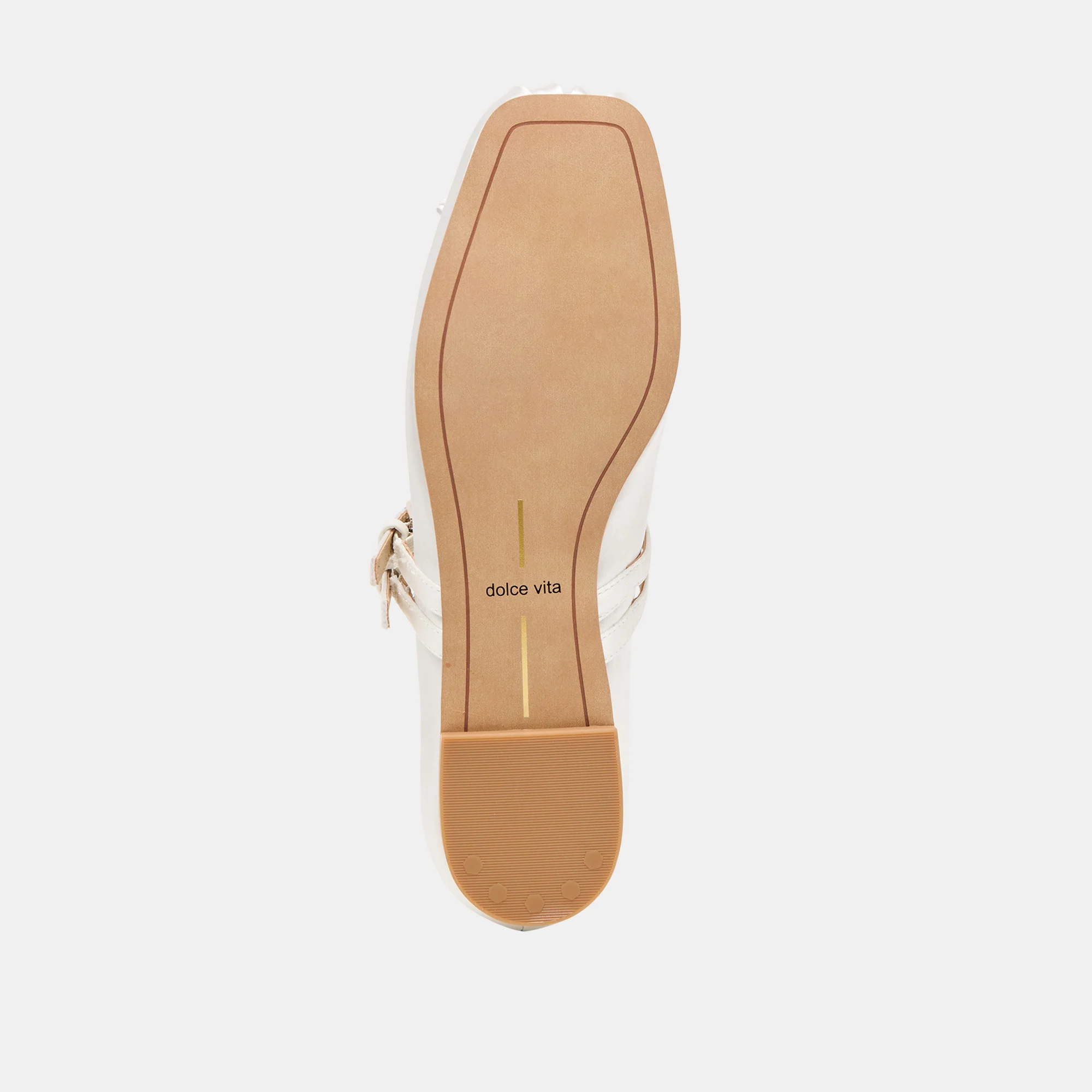 GIBSEN BALLET FLATS TRUE WHITE SATIN - Image 9