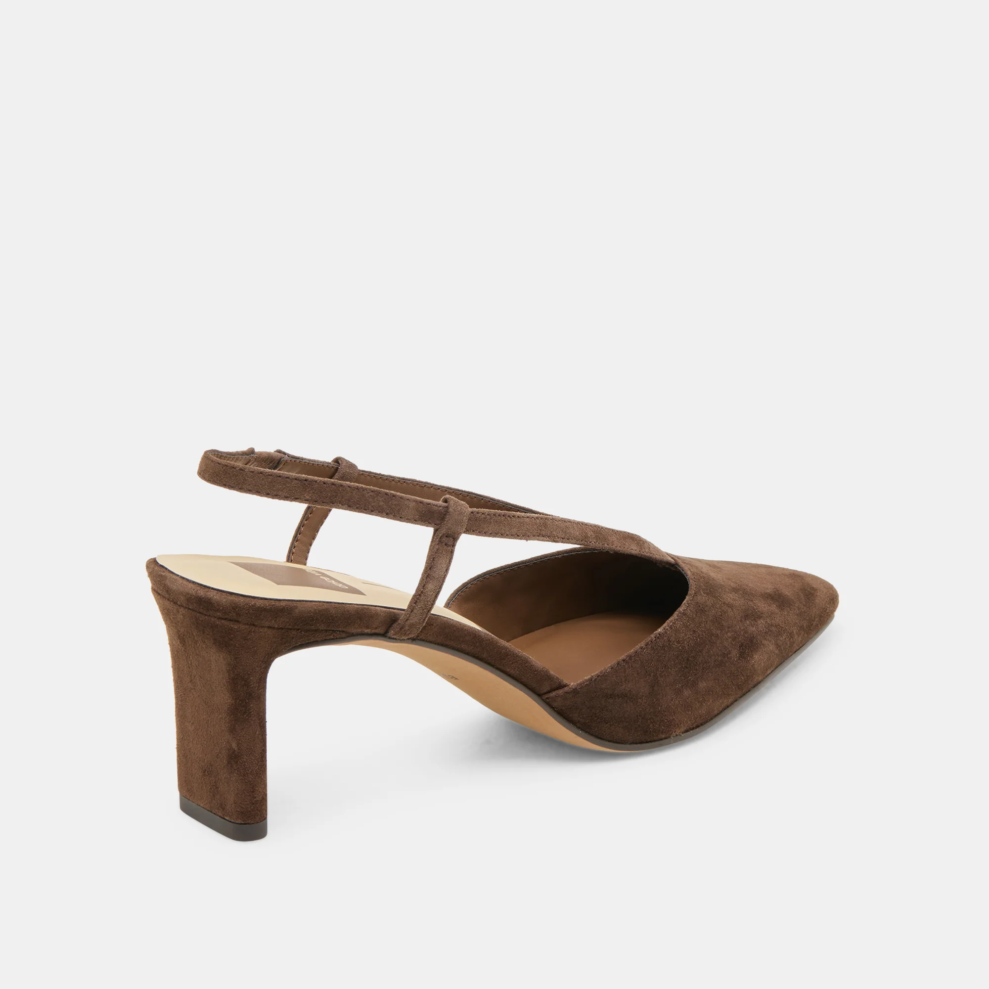 GINAY HEELS DK BROWN SUEDE - Image 5
