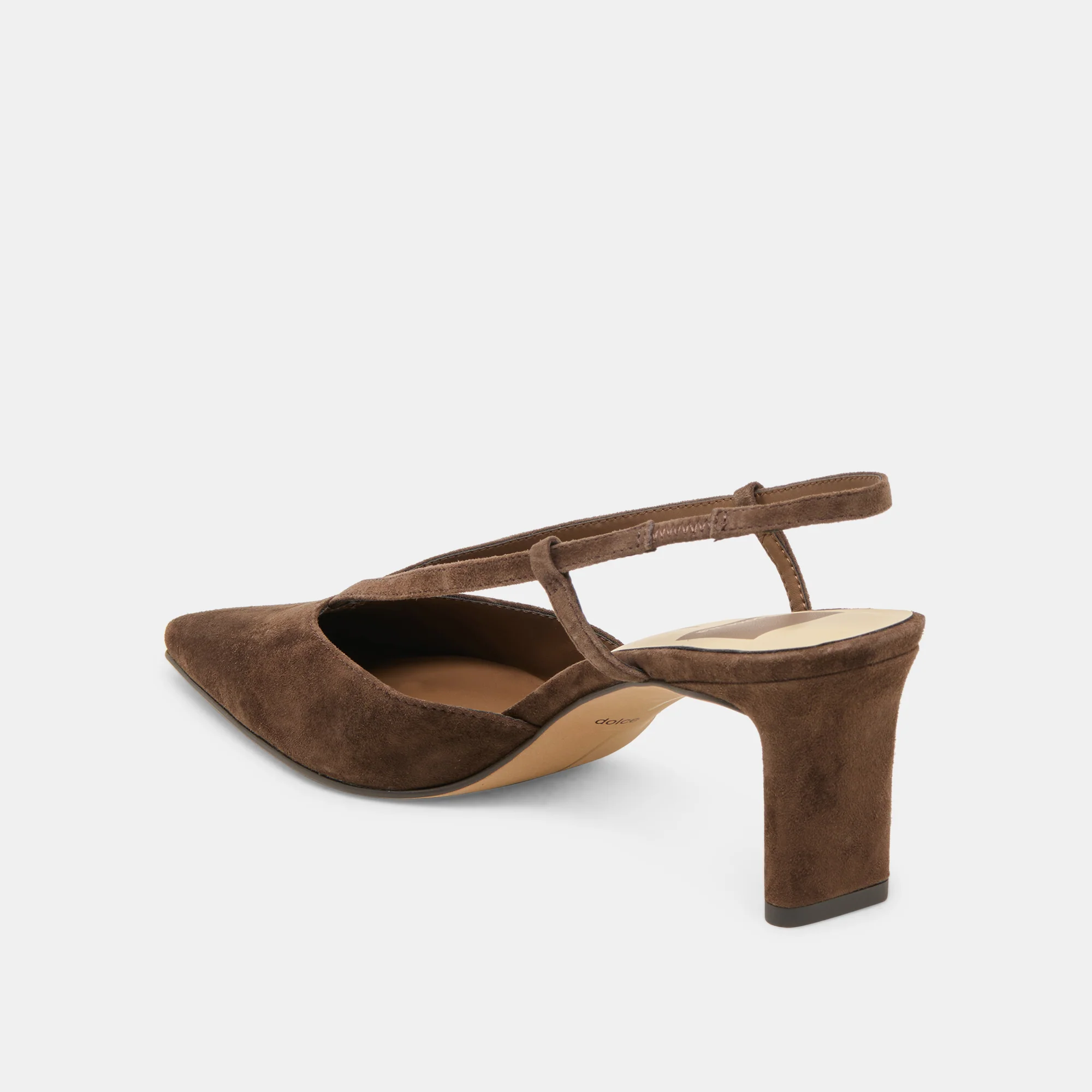 GINAY HEELS DK BROWN SUEDE - Image 9