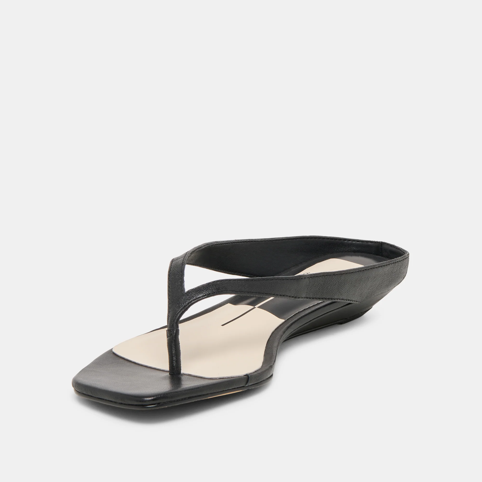 GIZEL SANDALS BLACK LEATHER - Image 4