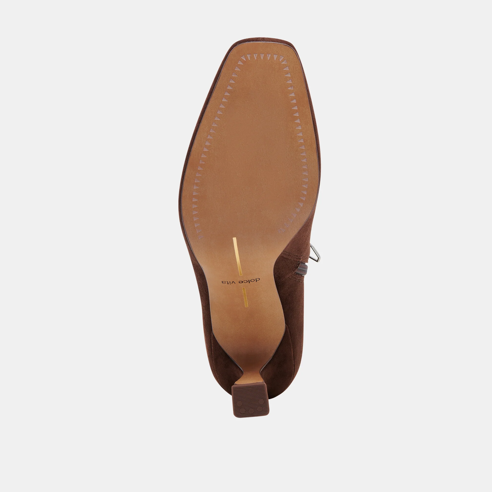 GLAMOR WIDE CALF BOOTS DK BROWN STELLA SUEDE - Image 10
