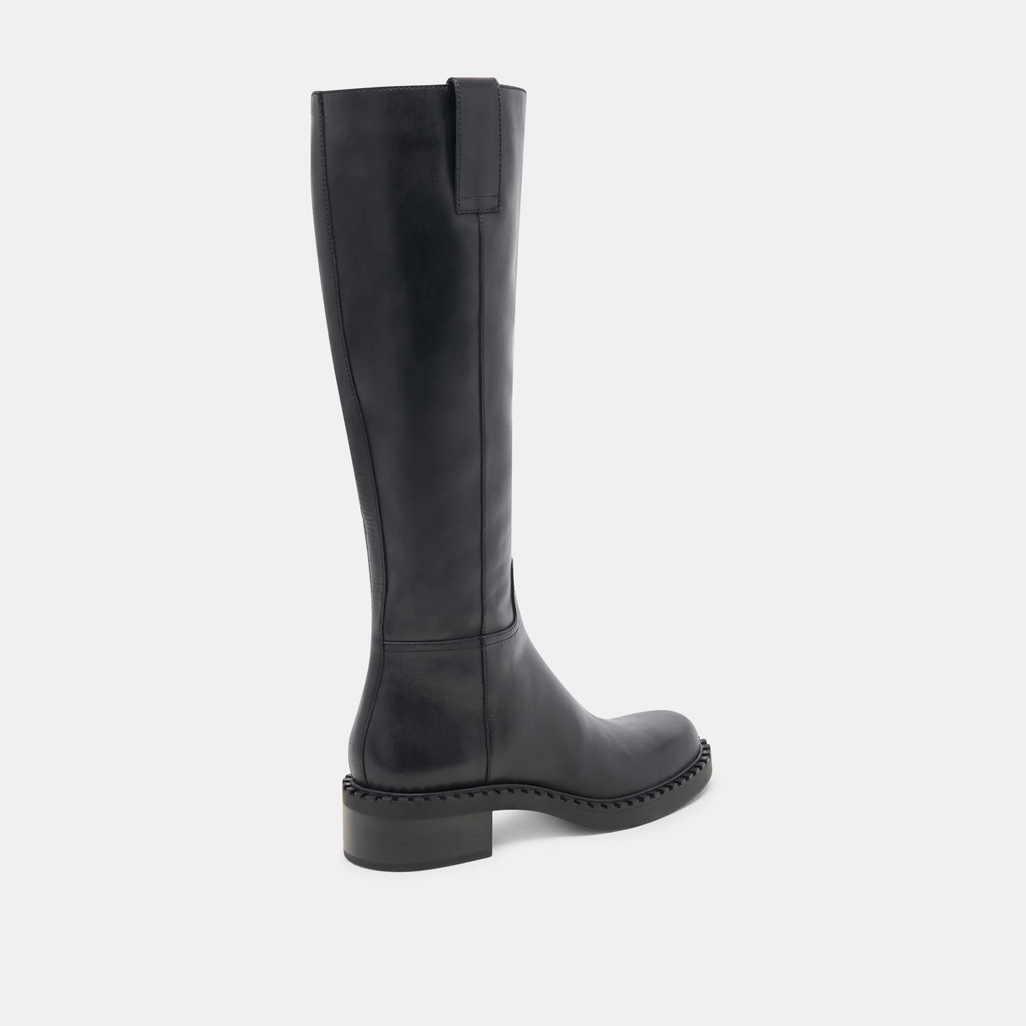 GLORY H2O WIDE CALF BOOTS BLACK LEATHER - Image 3