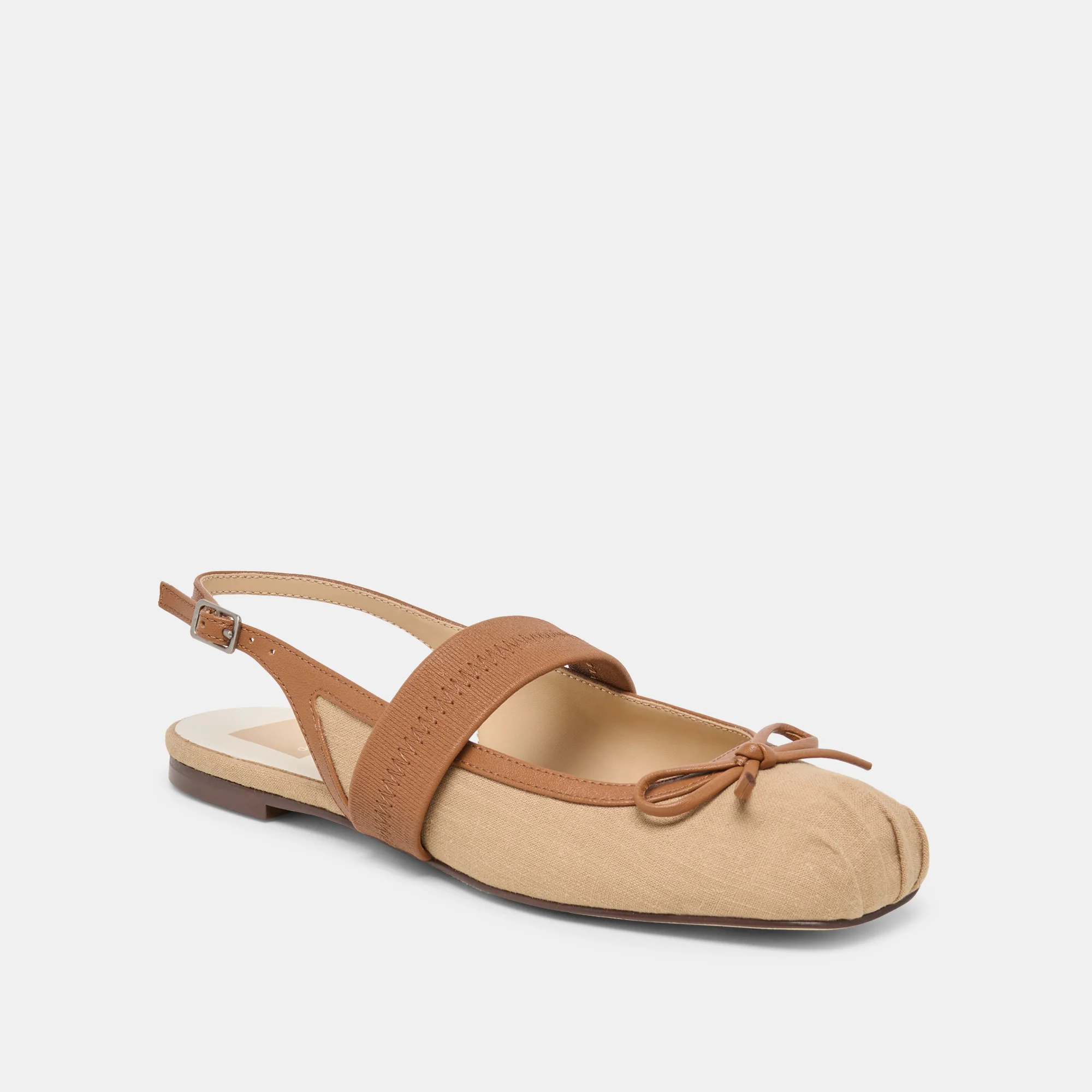 GRIFAN FLATS TAN MULTI FABRIC - Image 2
