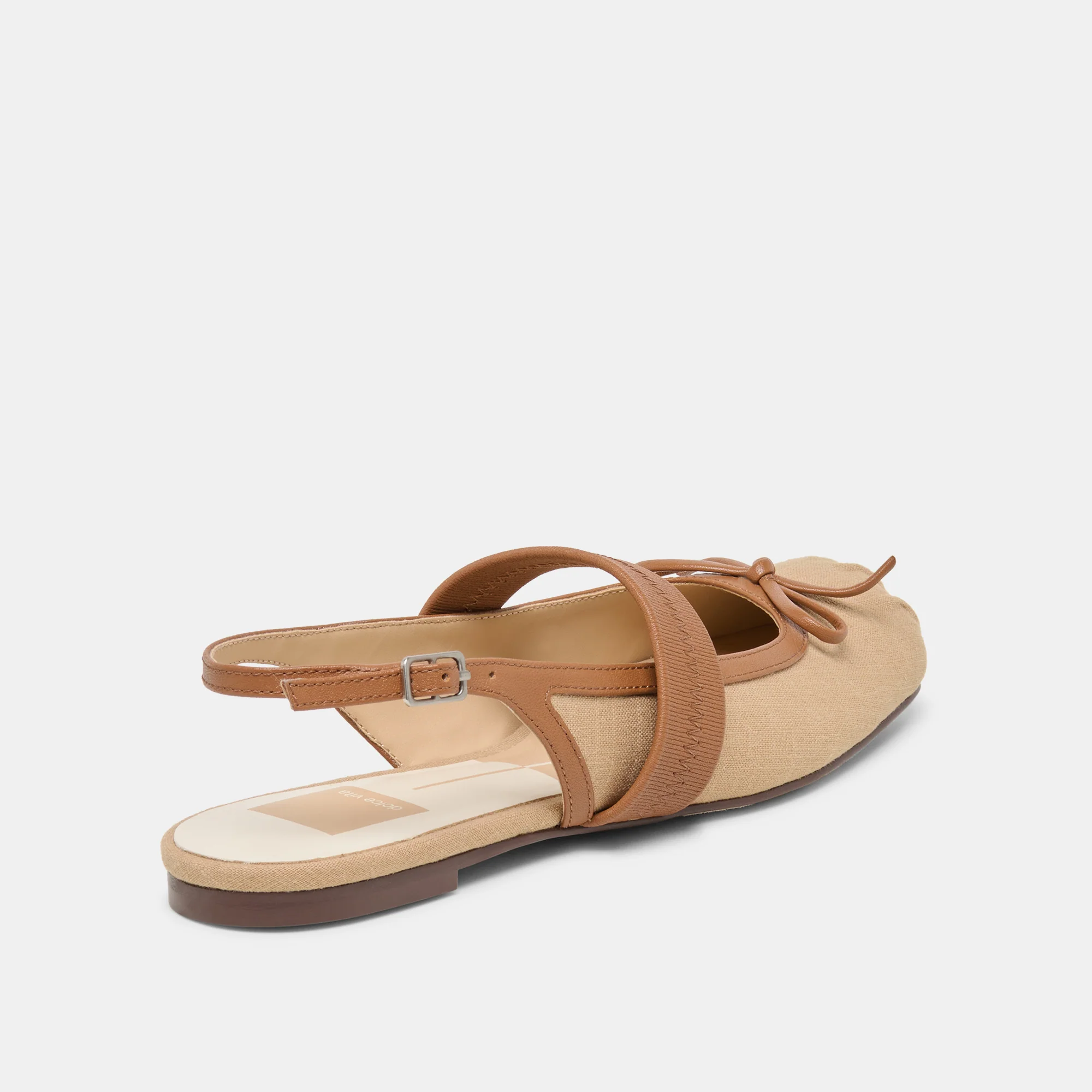 GRIFAN FLATS TAN MULTI FABRIC - Image 3