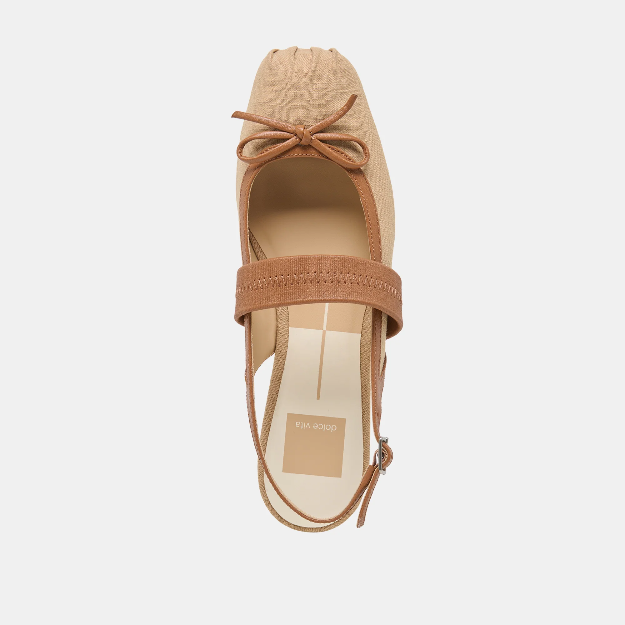 GRIFAN FLATS TAN MULTI FABRIC - Image 8