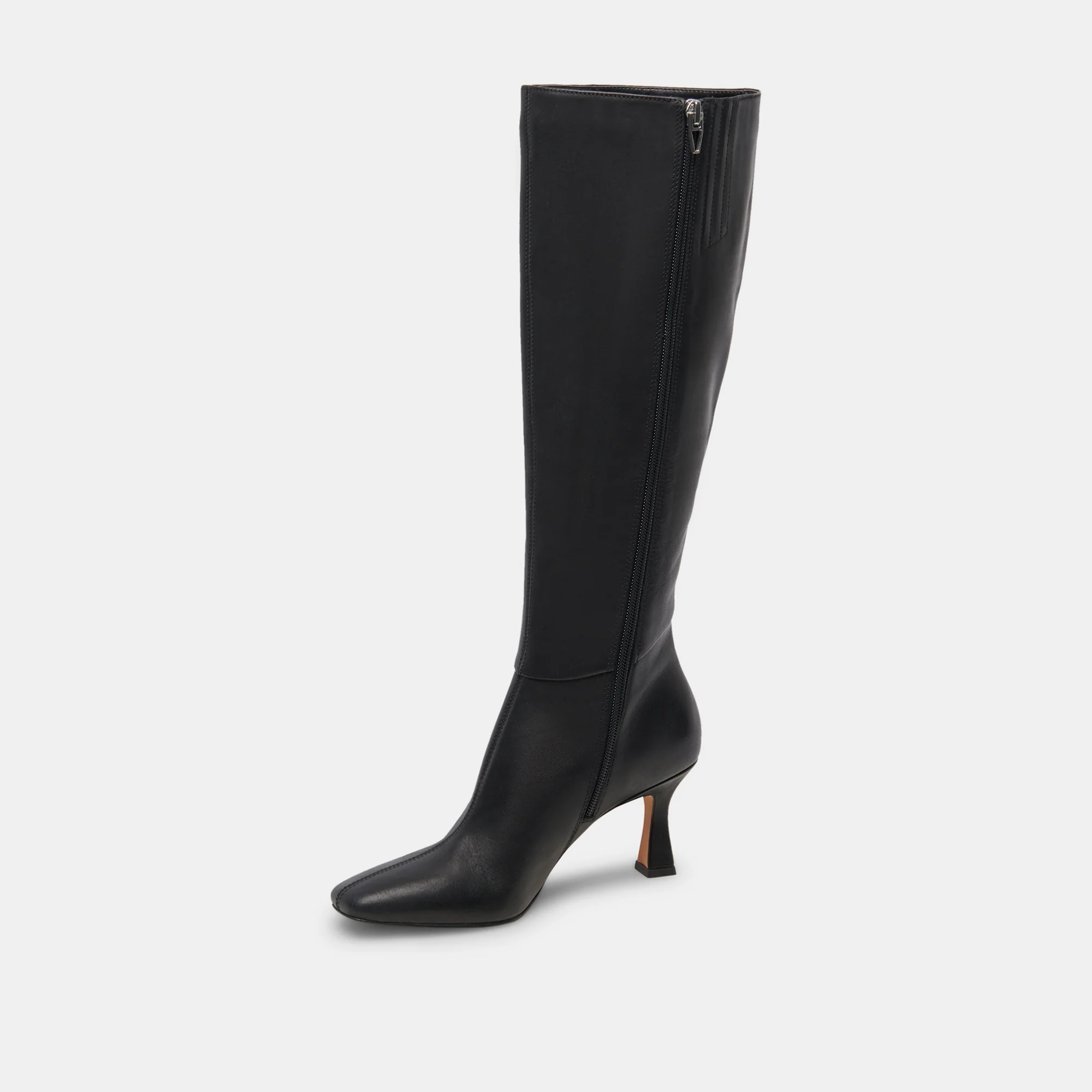 GYRA WIDE CALF BOOTS BLACK LEATHER - Image 13