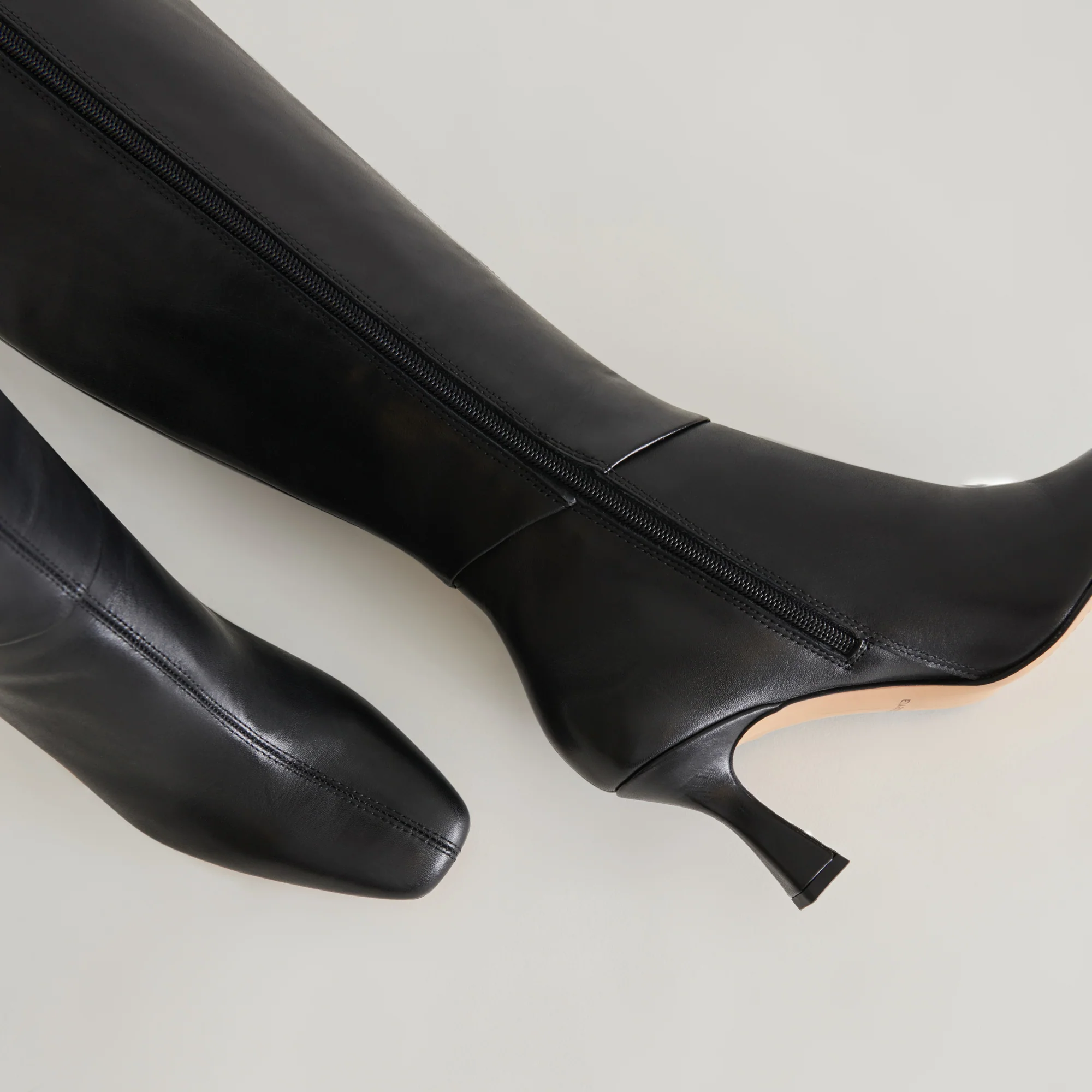 GYRA WIDE CALF BOOTS BLACK LEATHER - Image 16
