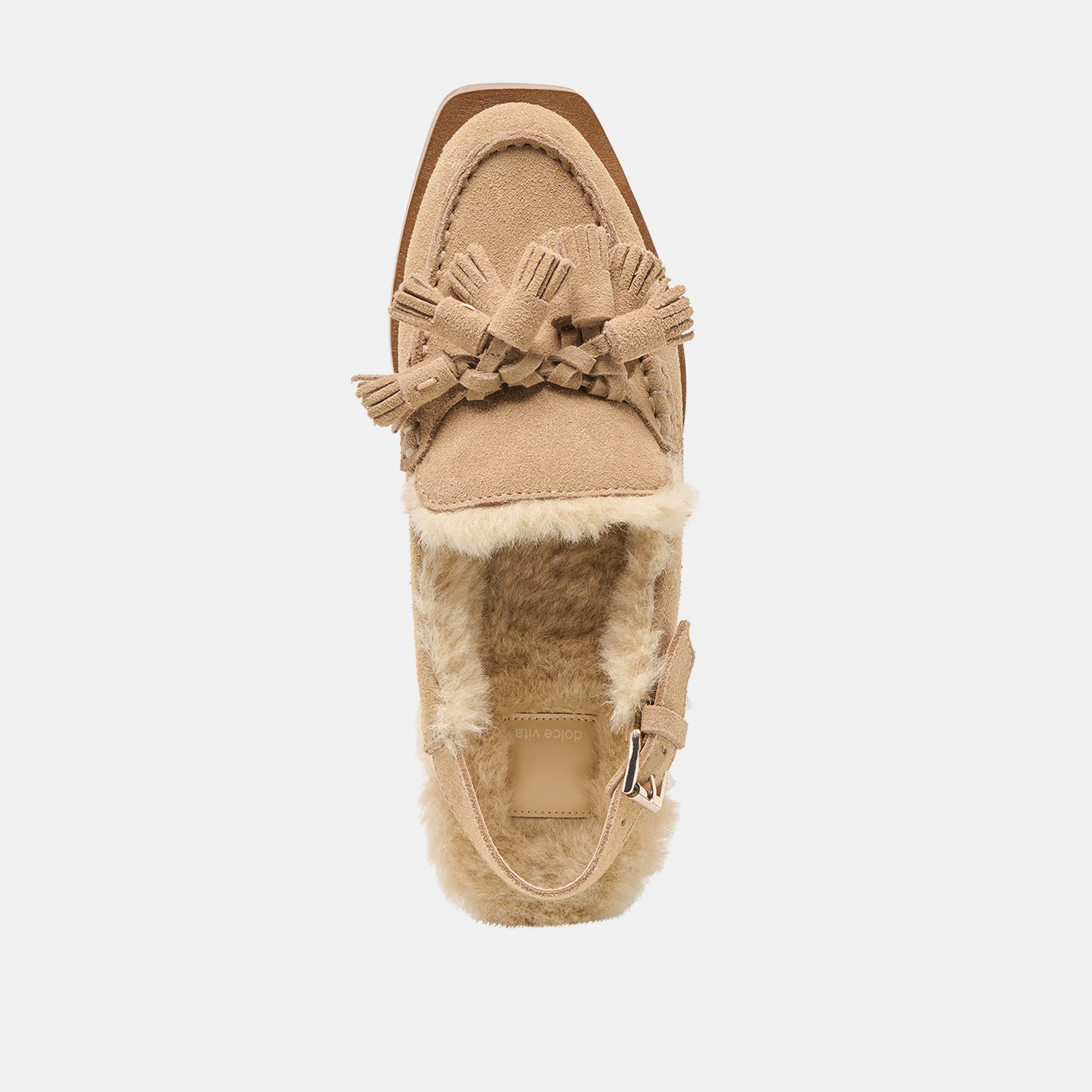 HAMLIT PLUSH LOAFERS DK TAUPE SUEDE - Image 8
