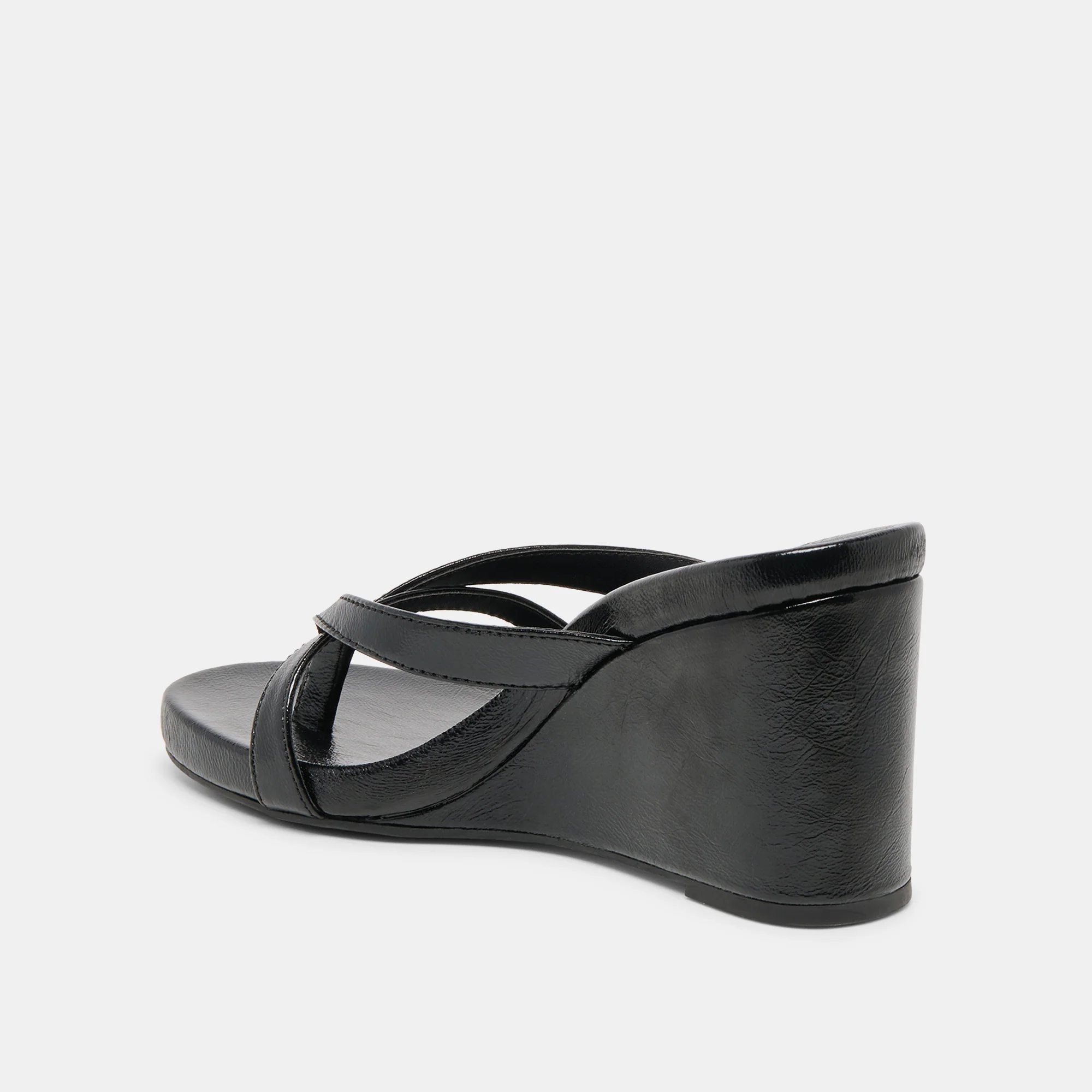 HELAN WEDGES BLACK LEATHER - Image 7