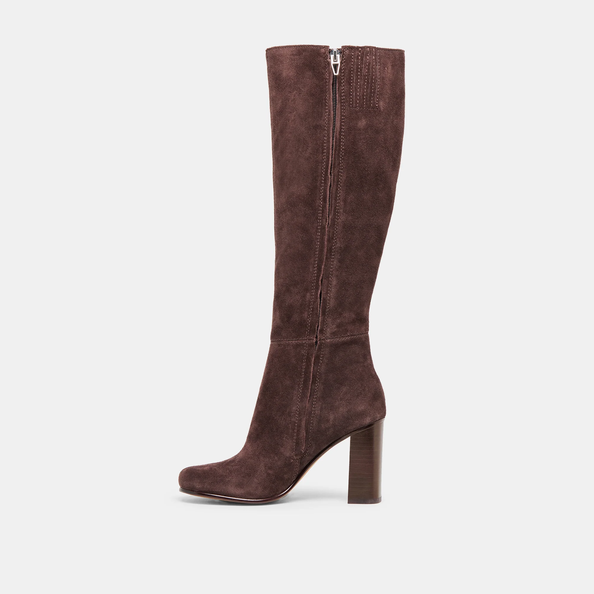 HUDSIN WIDE CALF BOOTS MAHOGANY SUEDE - Image 10