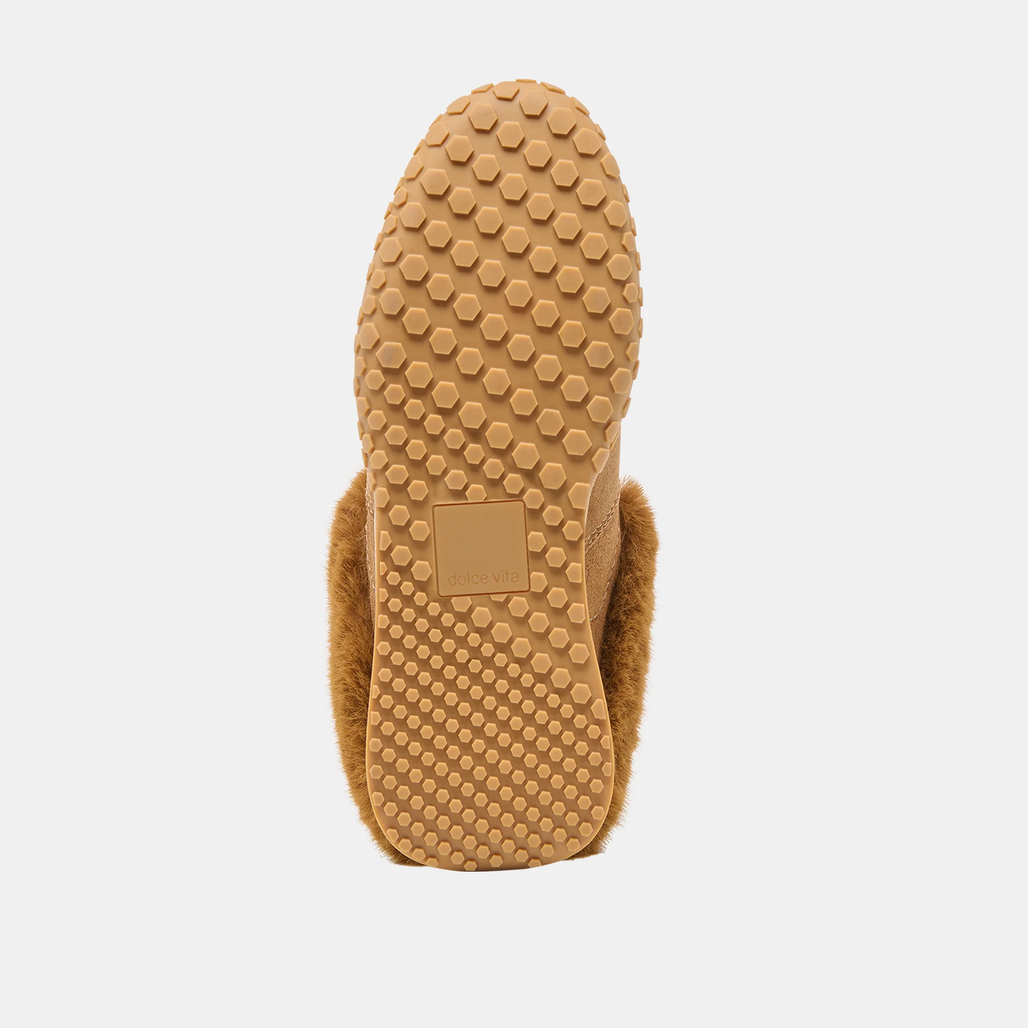 IZZEY PLUSH SNEAKERS LT BROWN SUEDE - Image 9