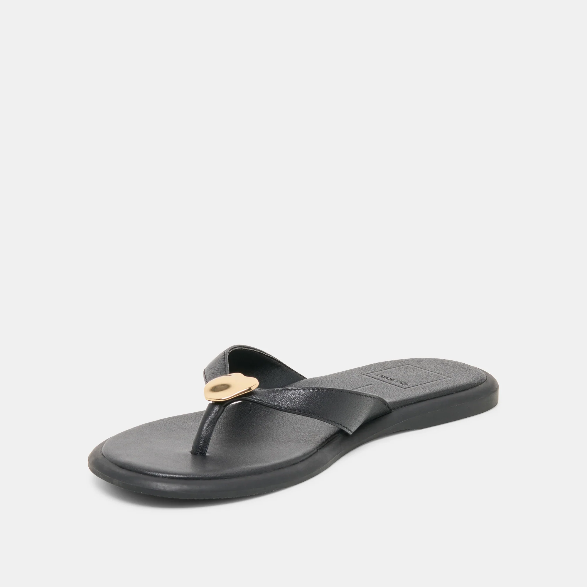 JAINA SANDALS BLACK LEATHER - Image 7